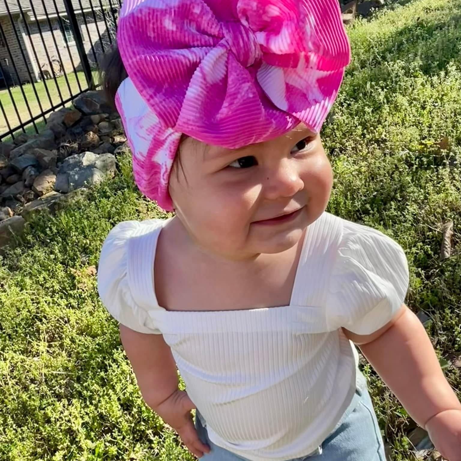 Splash of Pink Headwrap