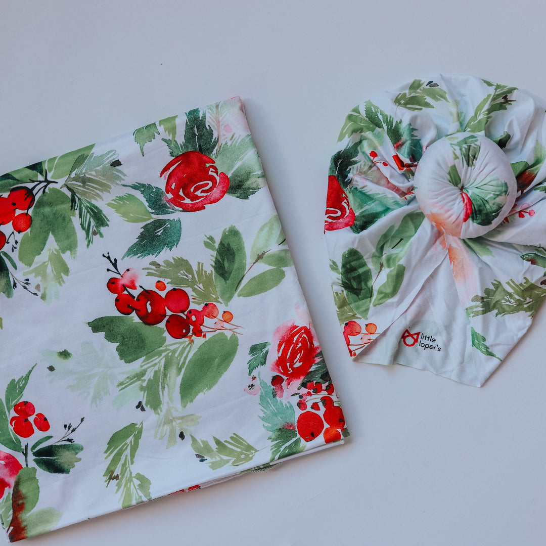 Holly Yay Swaddle Set