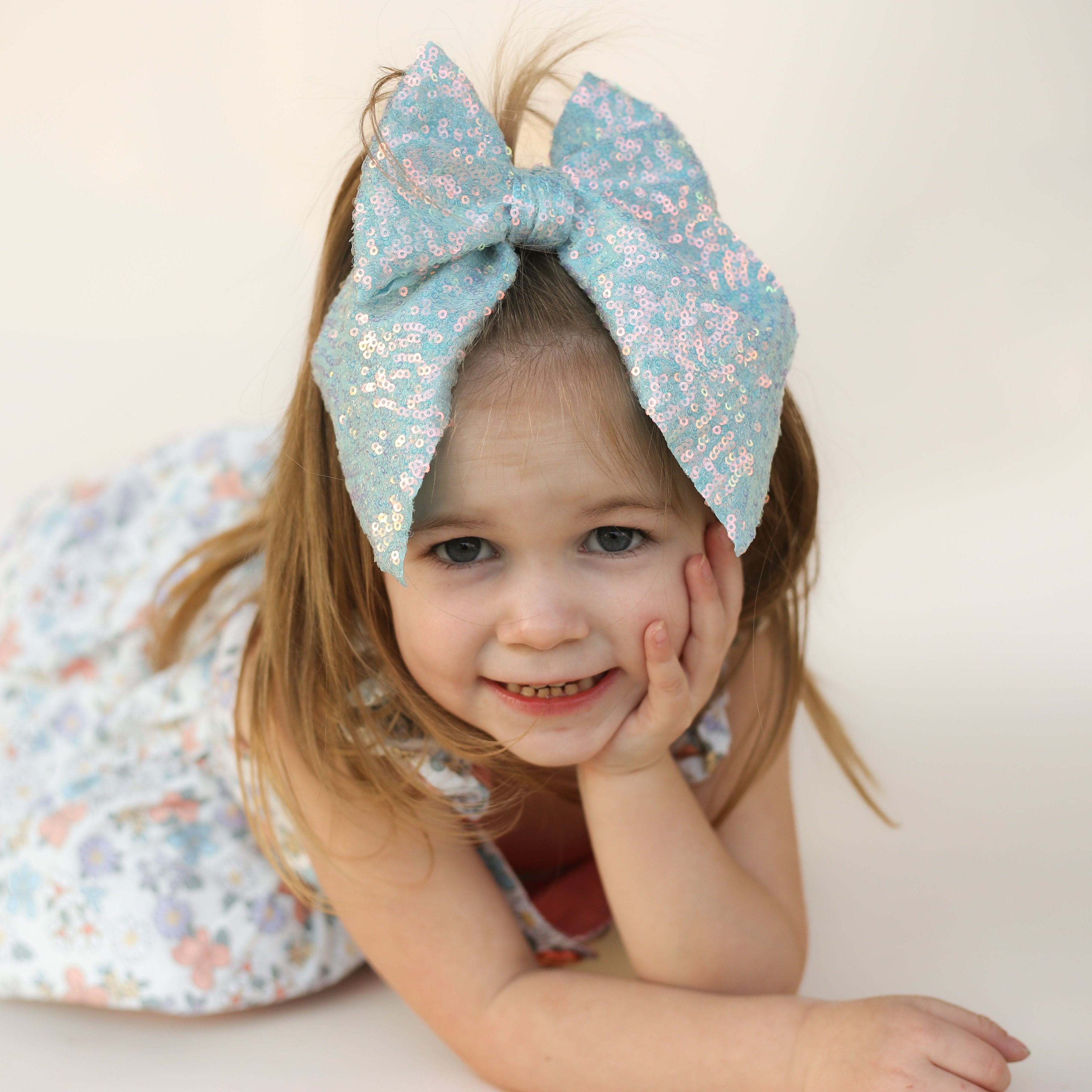 Swanky Pastel Sequin Bows Set