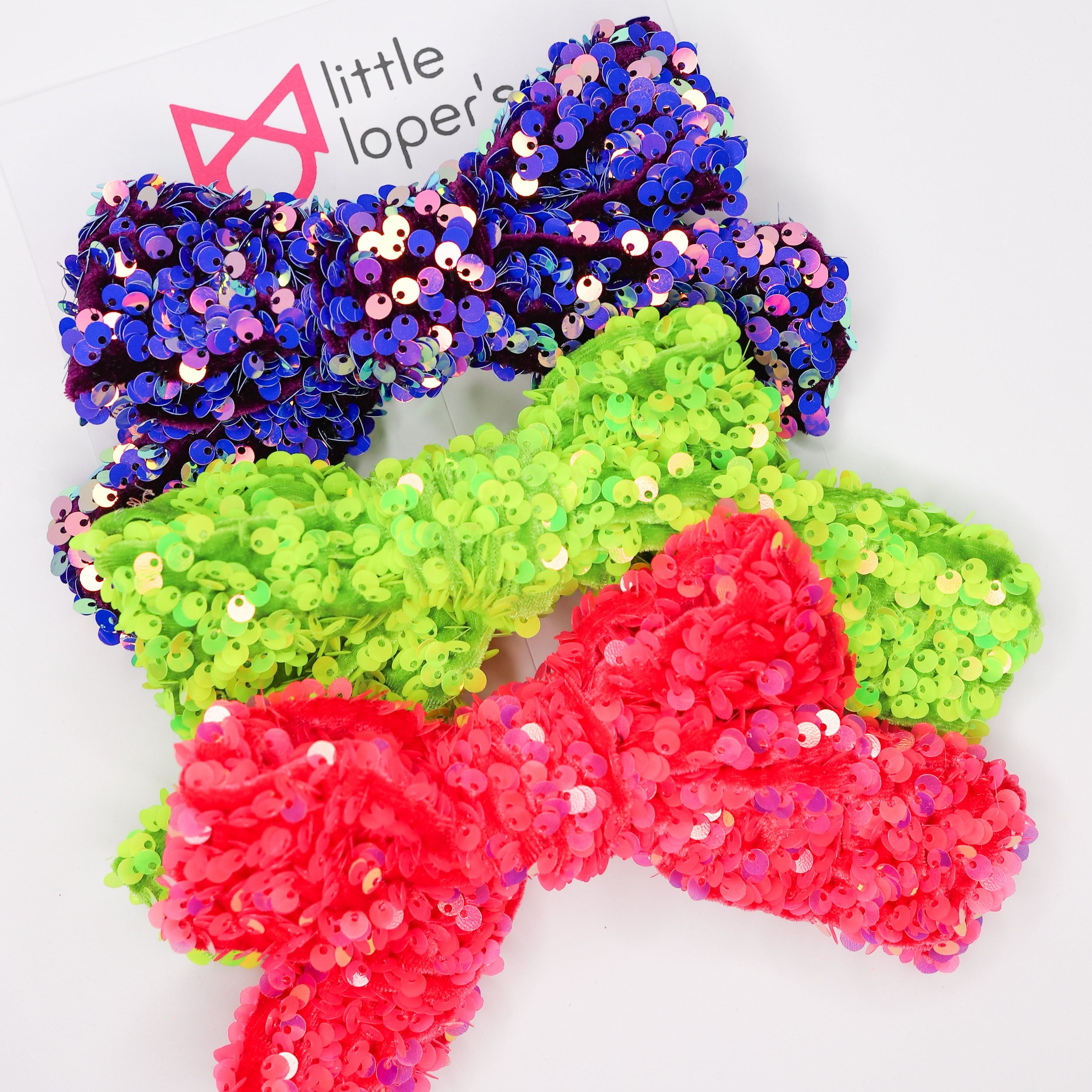 Bright Sequin Bow