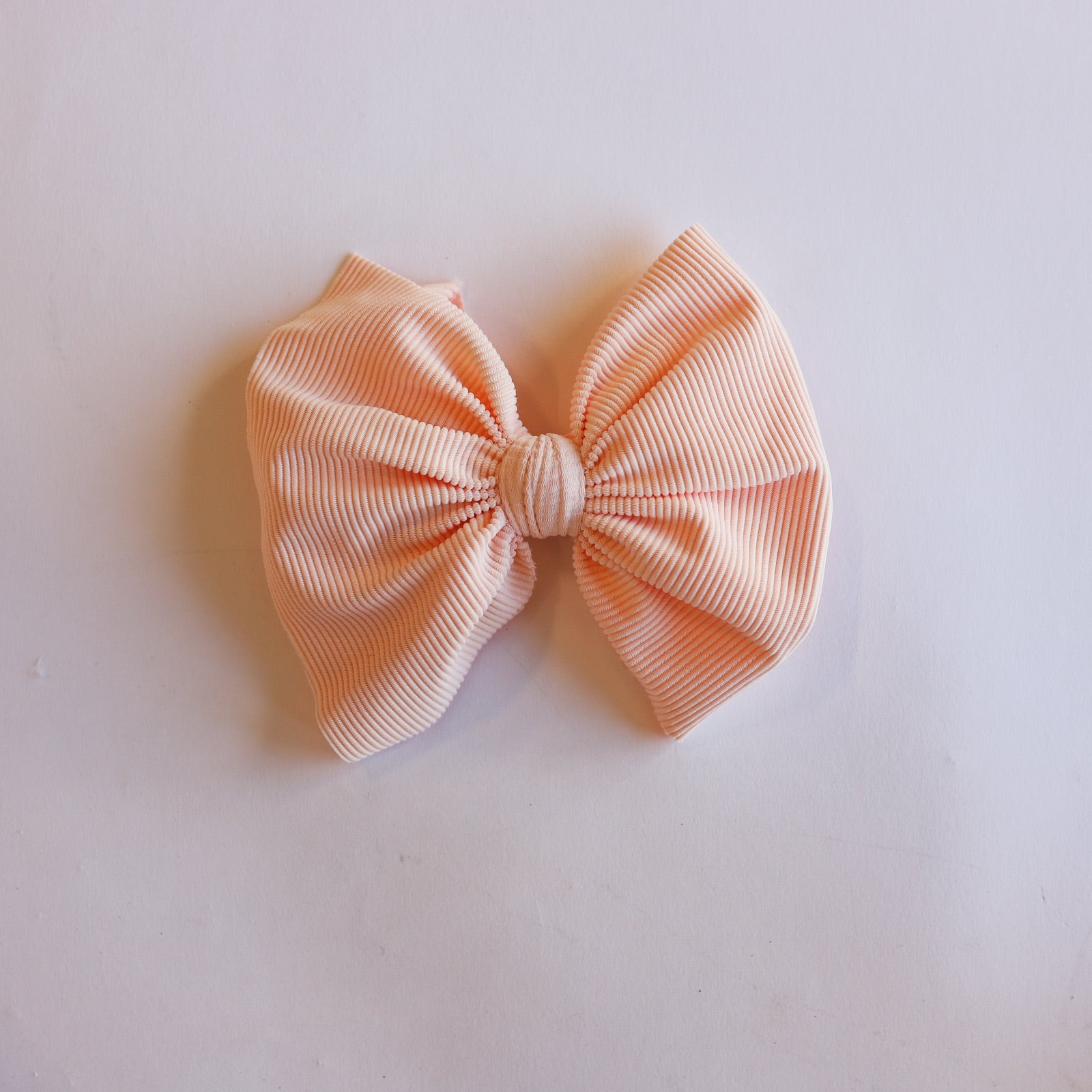 Rosey Peach Ribbed