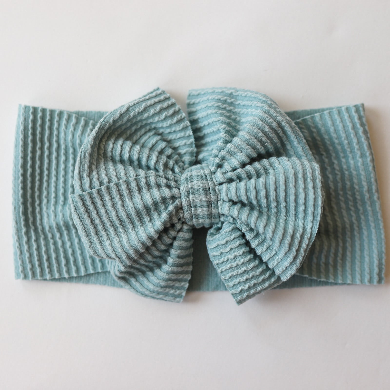 Ice Blue Cozy Ribbed Headwrap