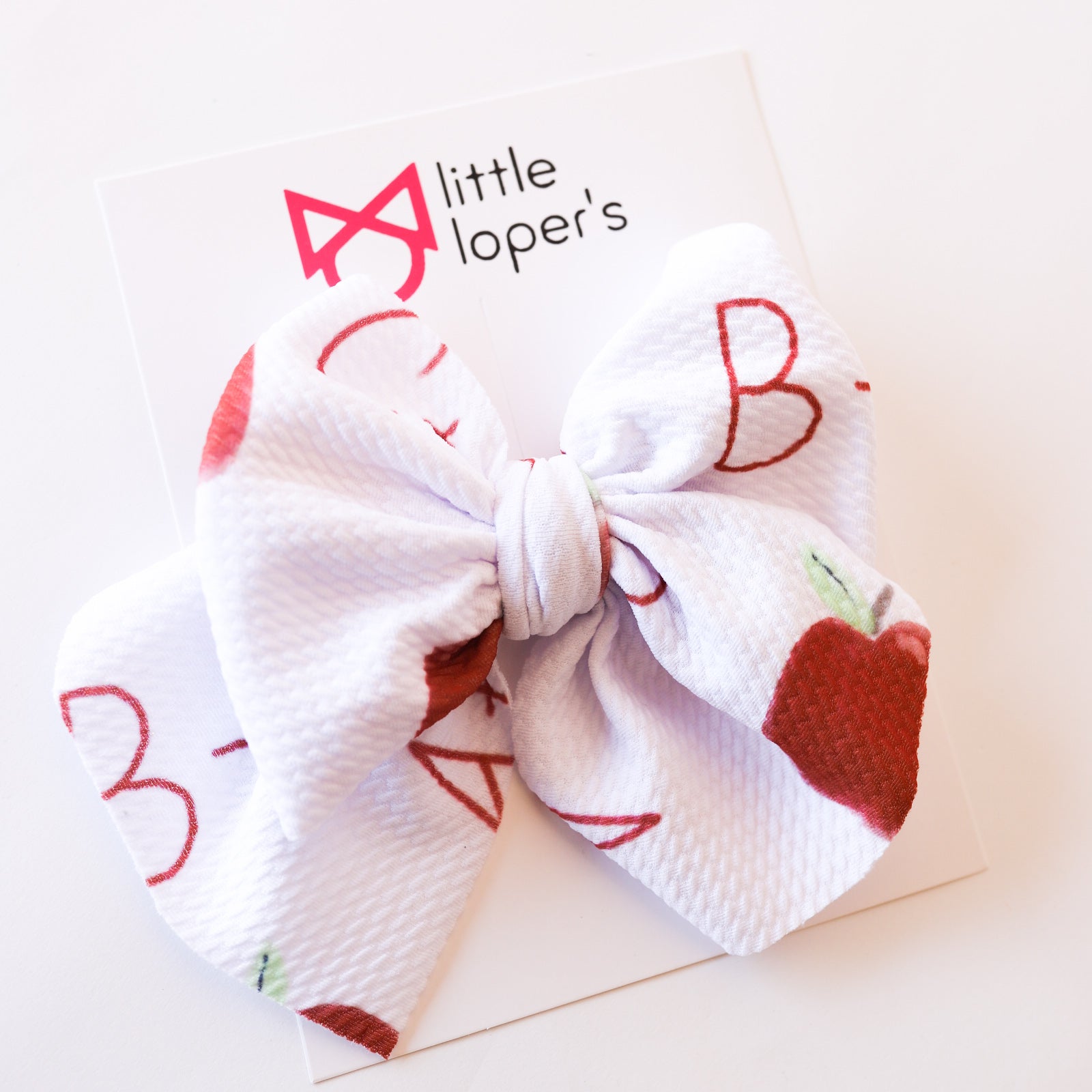 Apples A+ Collection Chunky Swanky Bow