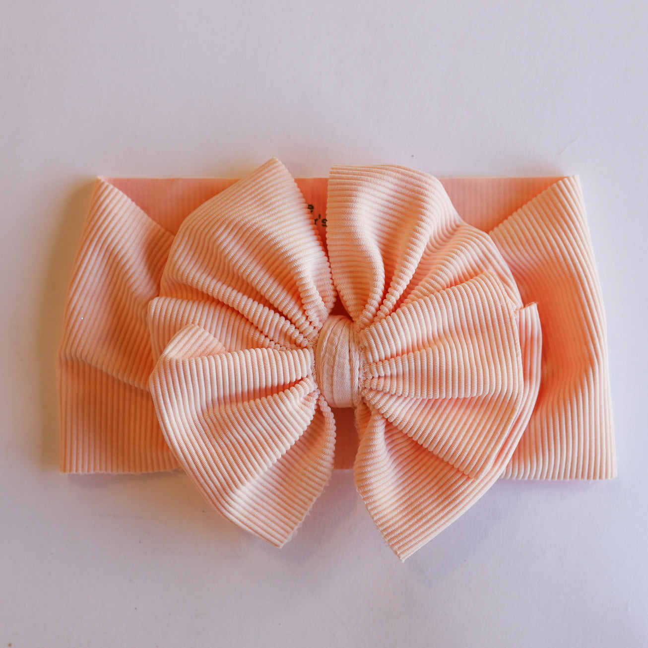 Rosey Peach Ribbed