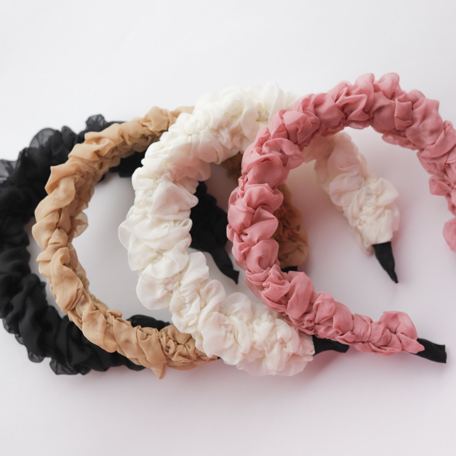 Ruffled Ruched Headband