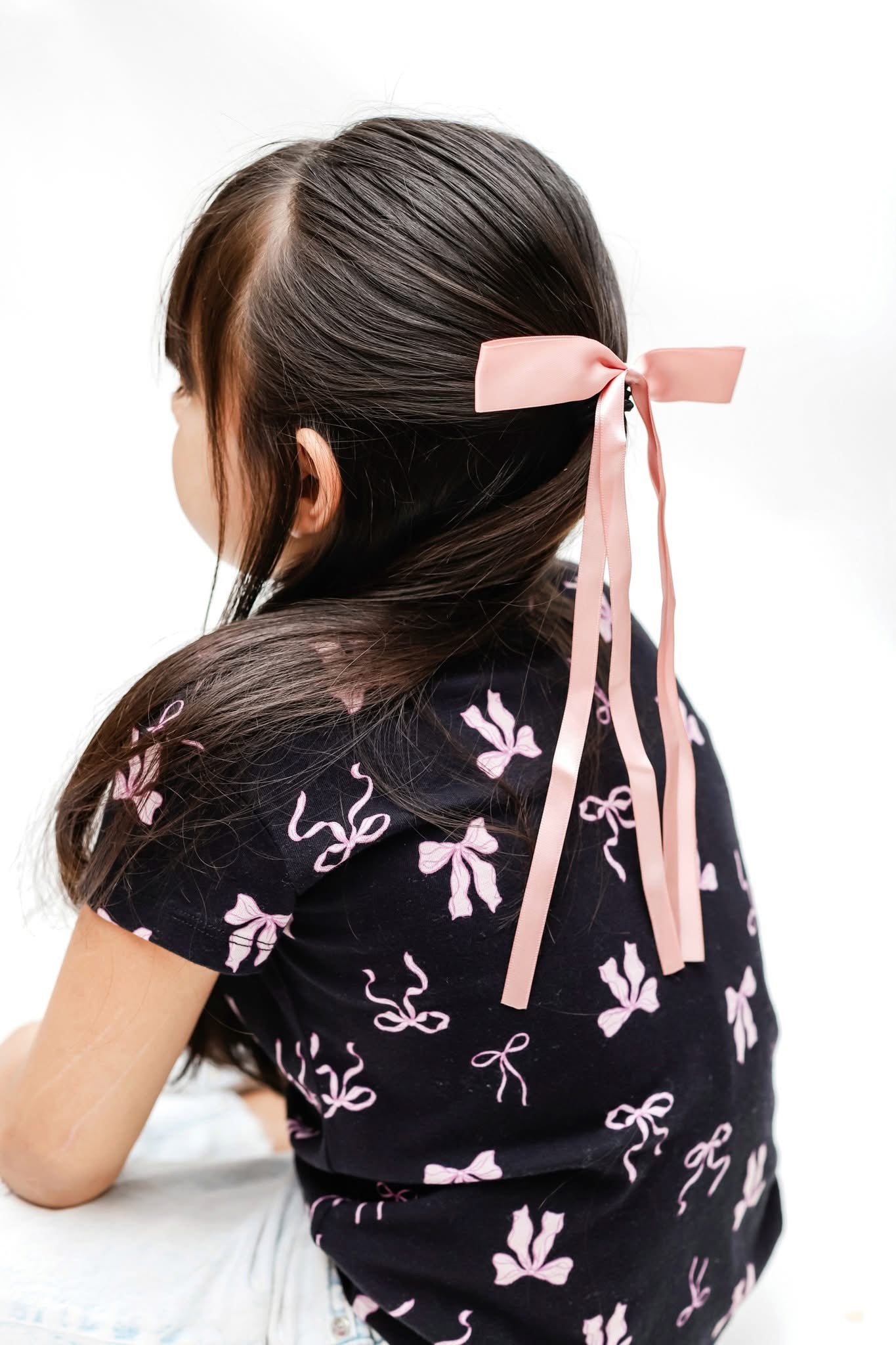 Dainty Long Tail Ribbon bow