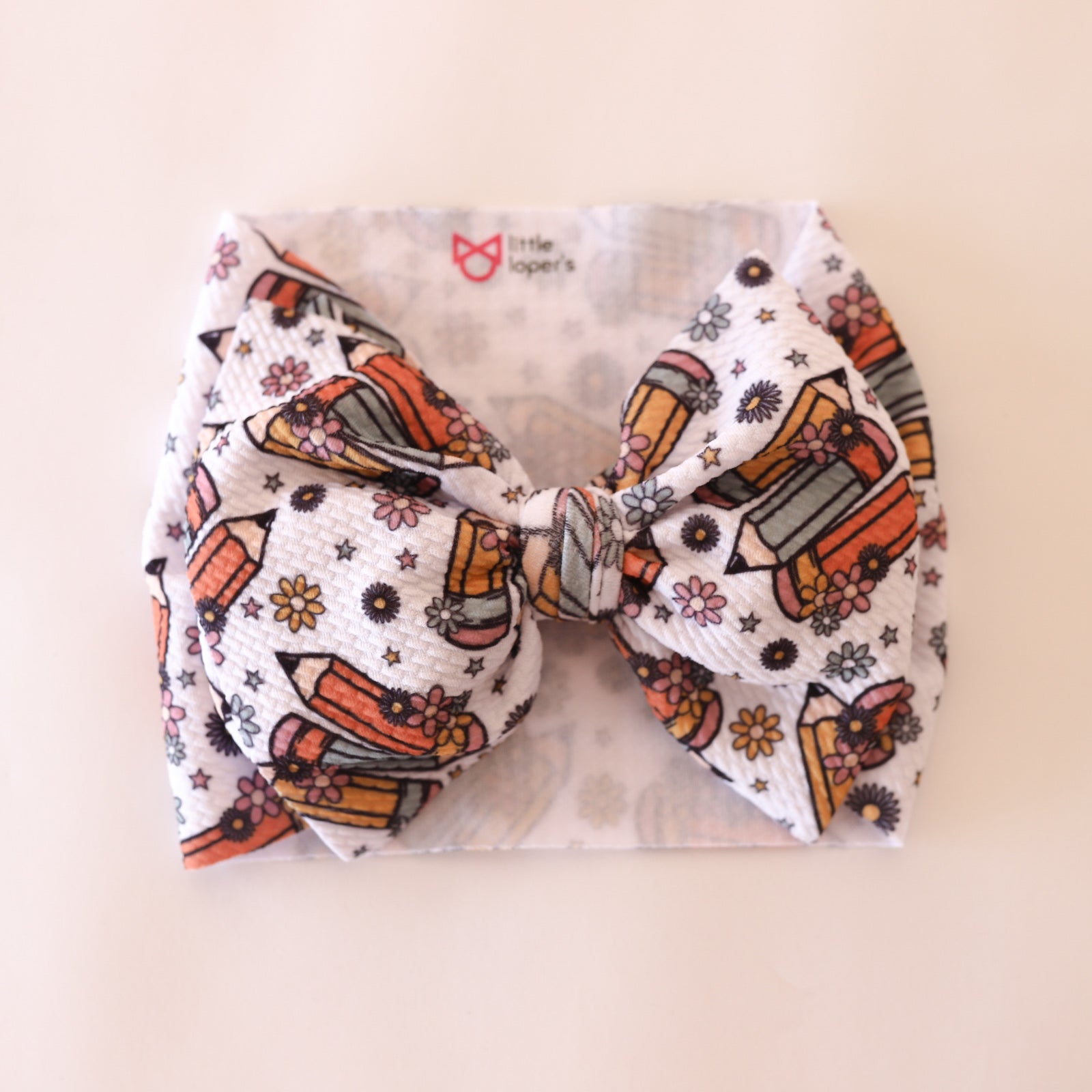 Vintage Pencils Headwrap