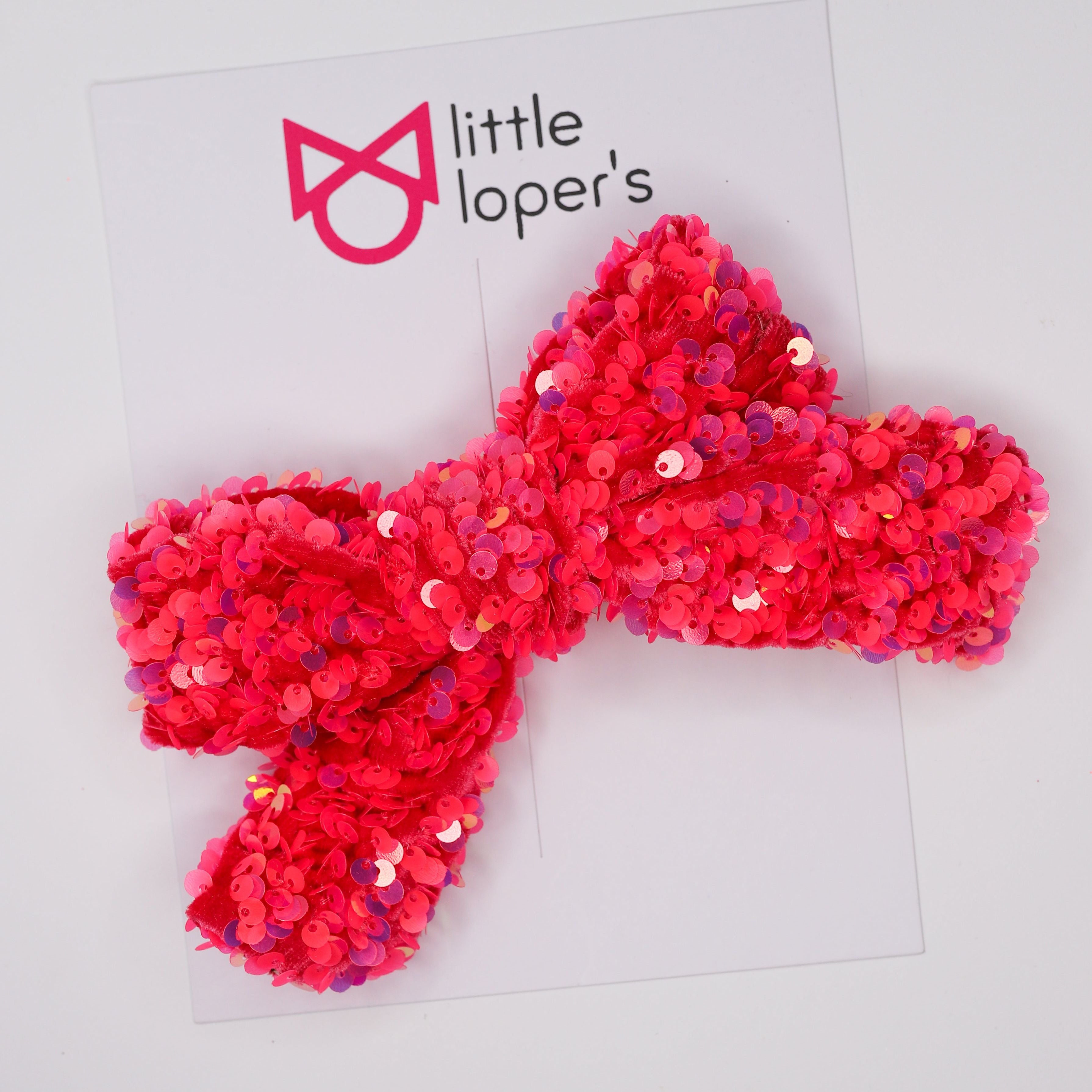 Bright Sequin Bow