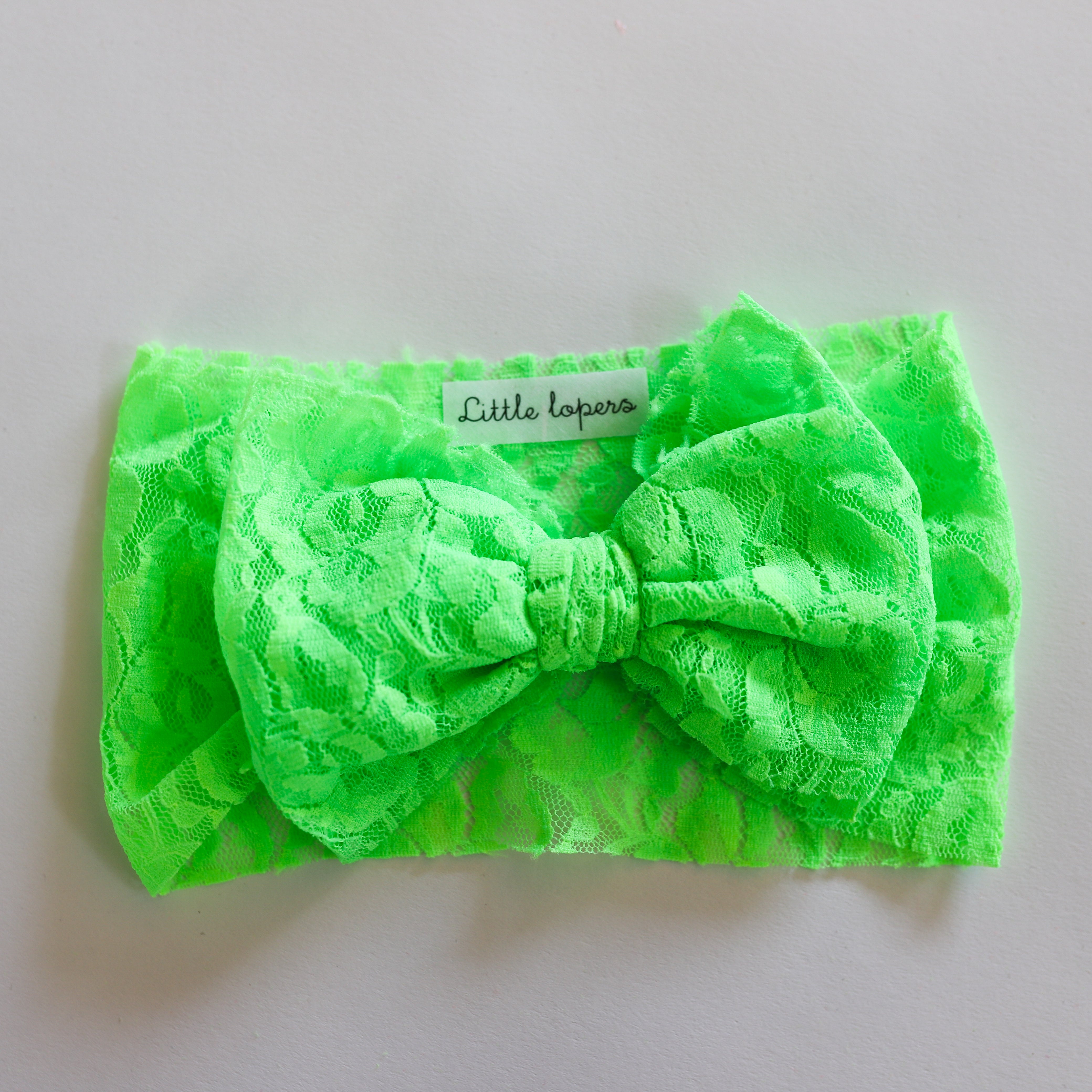 Lime Lace Headwrap