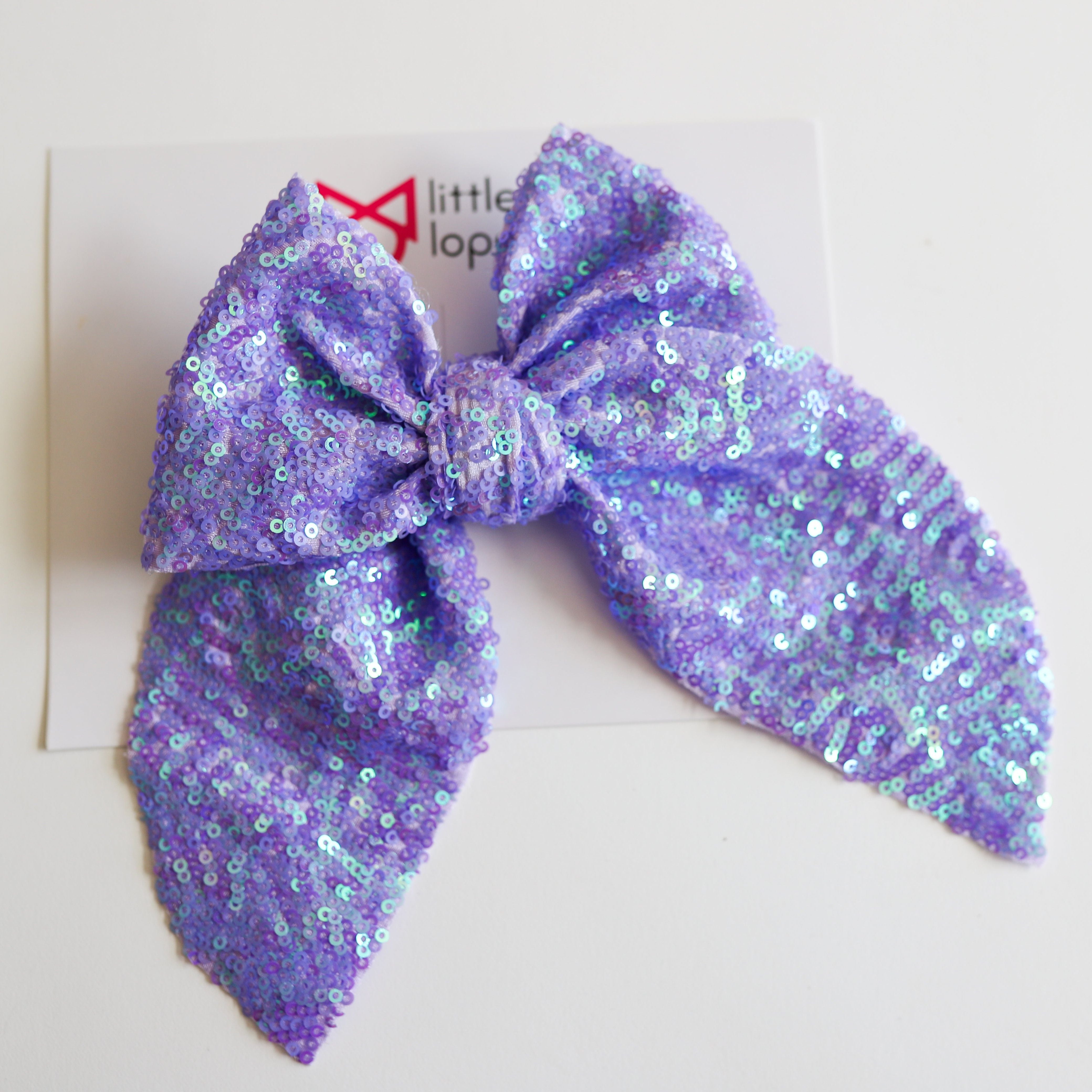 Swanky Pastel Sequin Bows Set