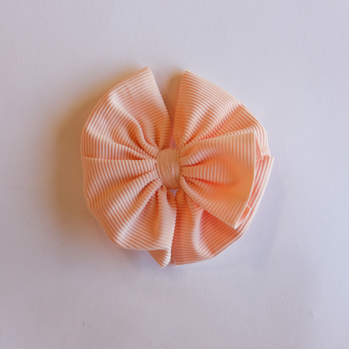 Rosey Peach Ribbed