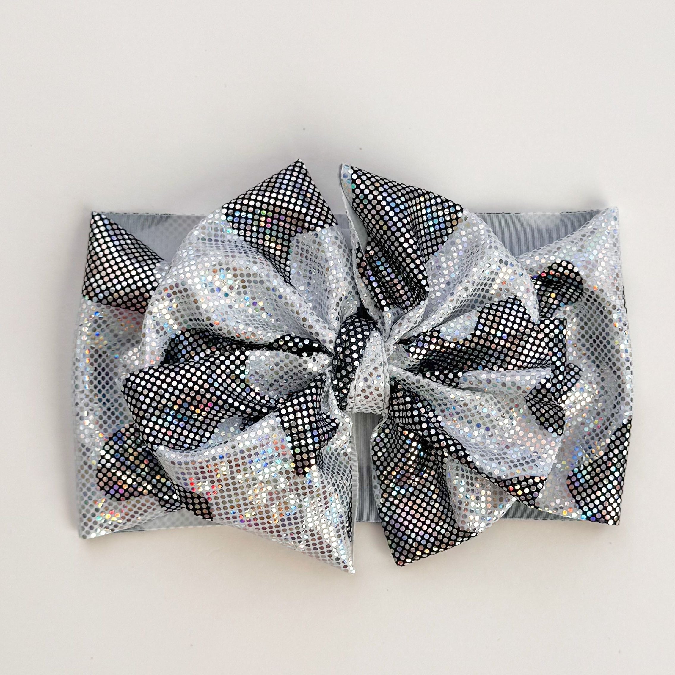 Black Cow Shimmer Headwrap