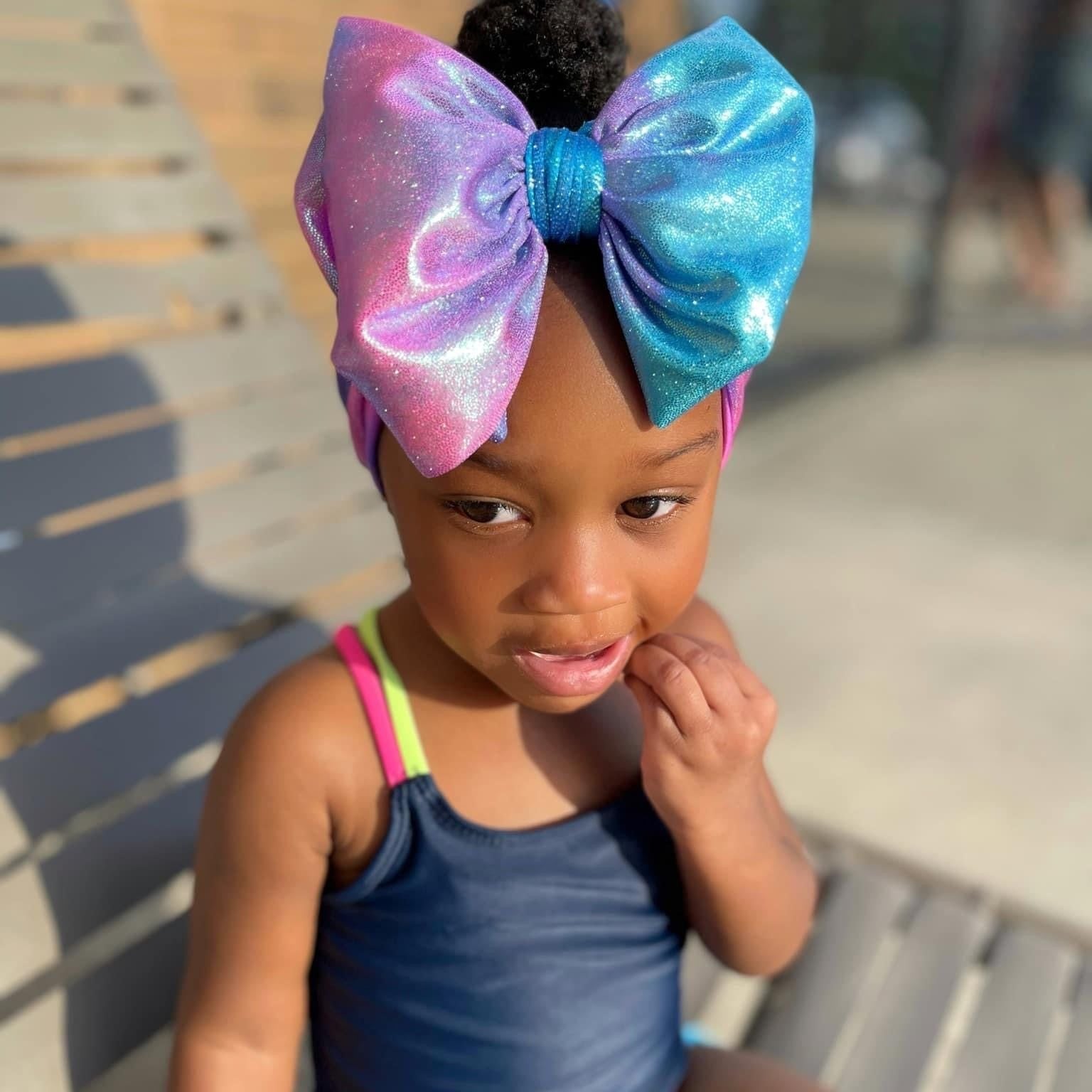 Cotton Candy Shimmer Headwrap