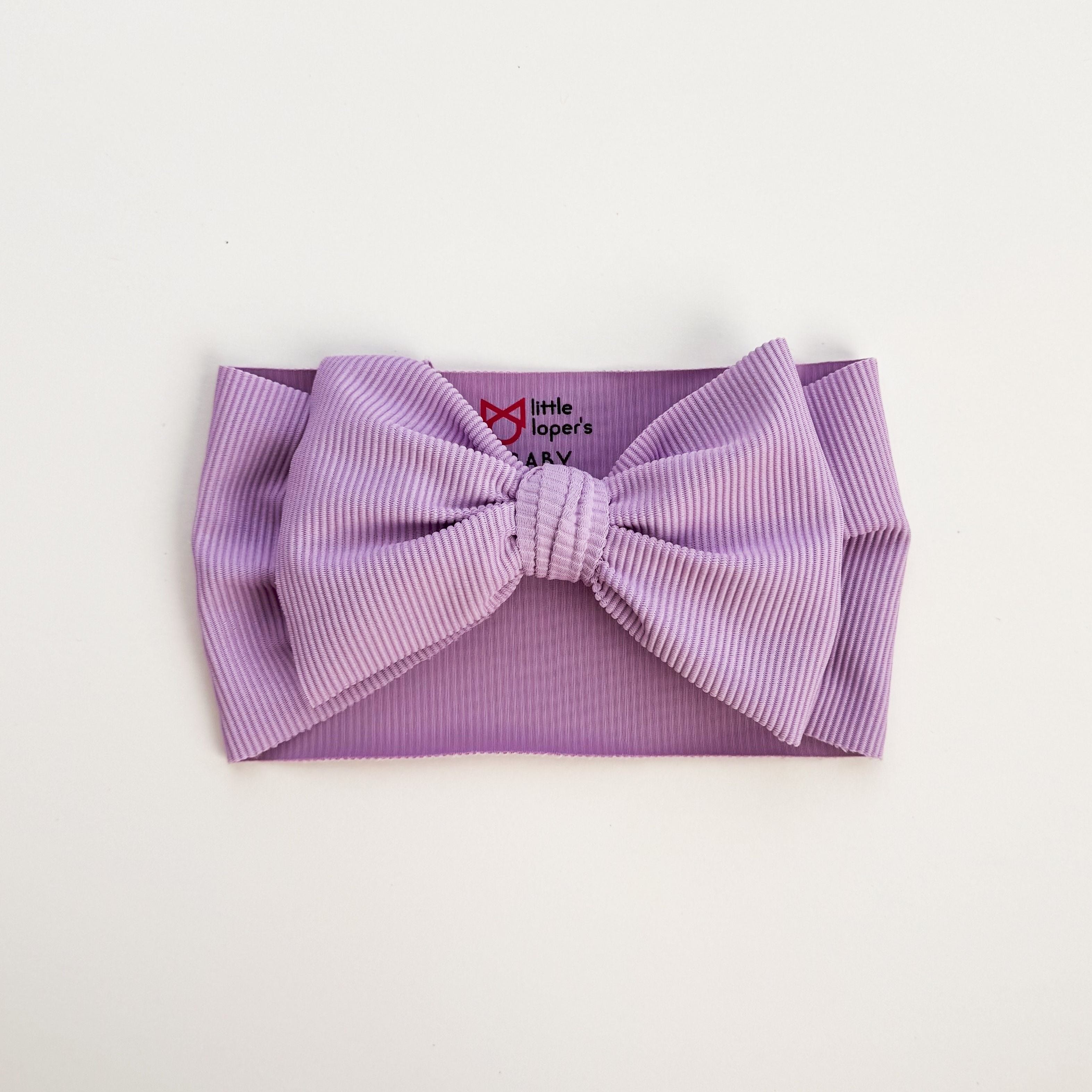 Grape Ribbed Headwrap