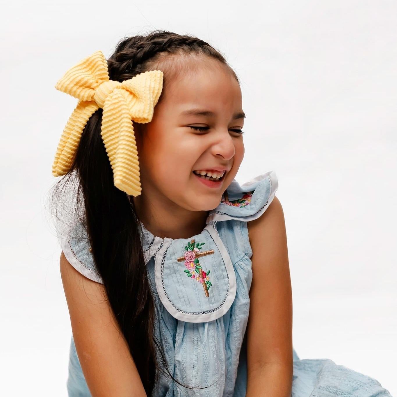 Cozy Ribbed Party Bows Set of 5