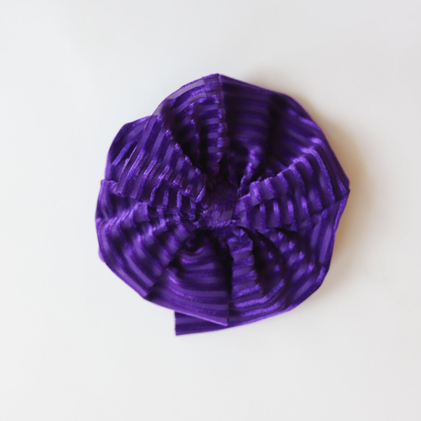 Purple Luxe Big + Skinny Bow