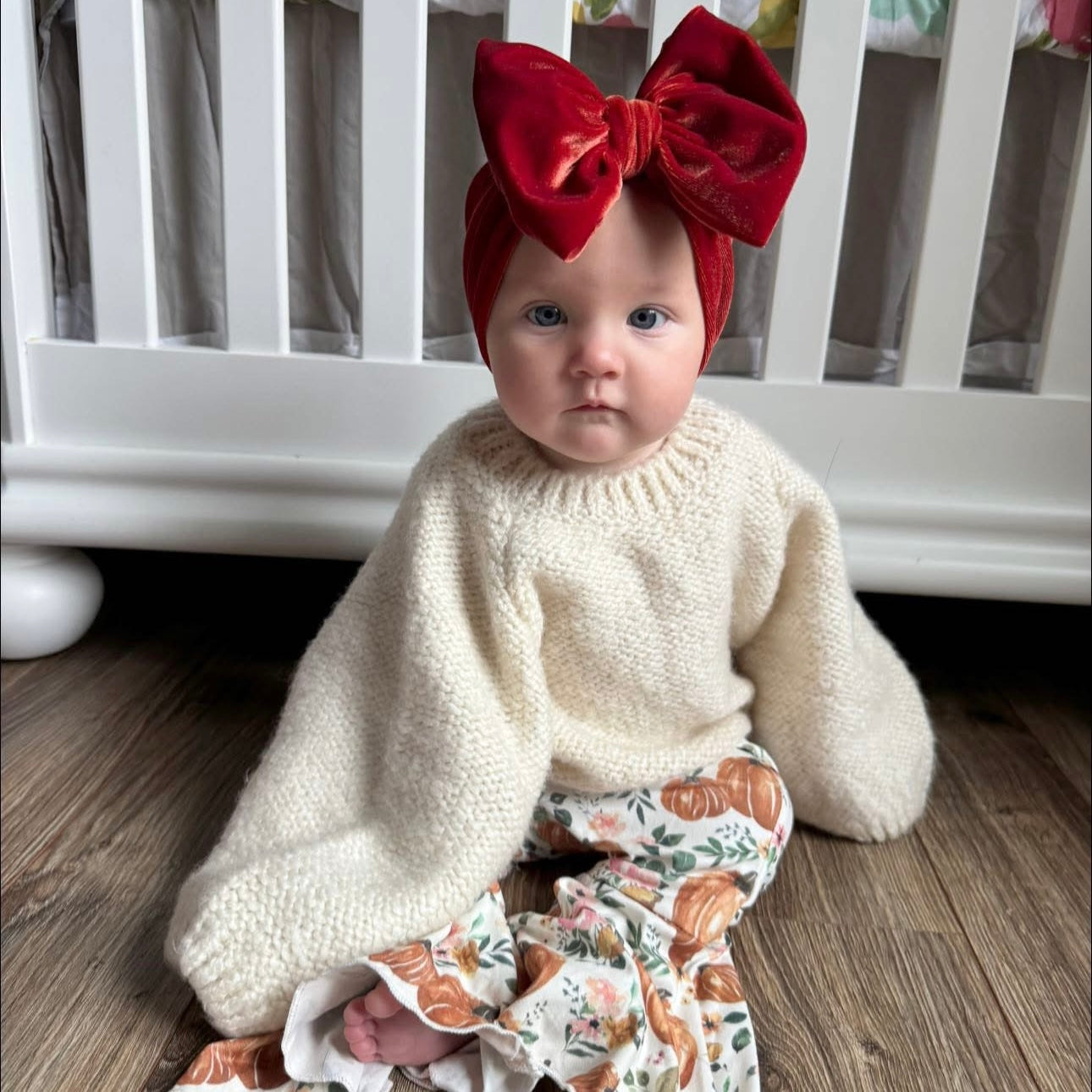Rust Velvet Headwrap
