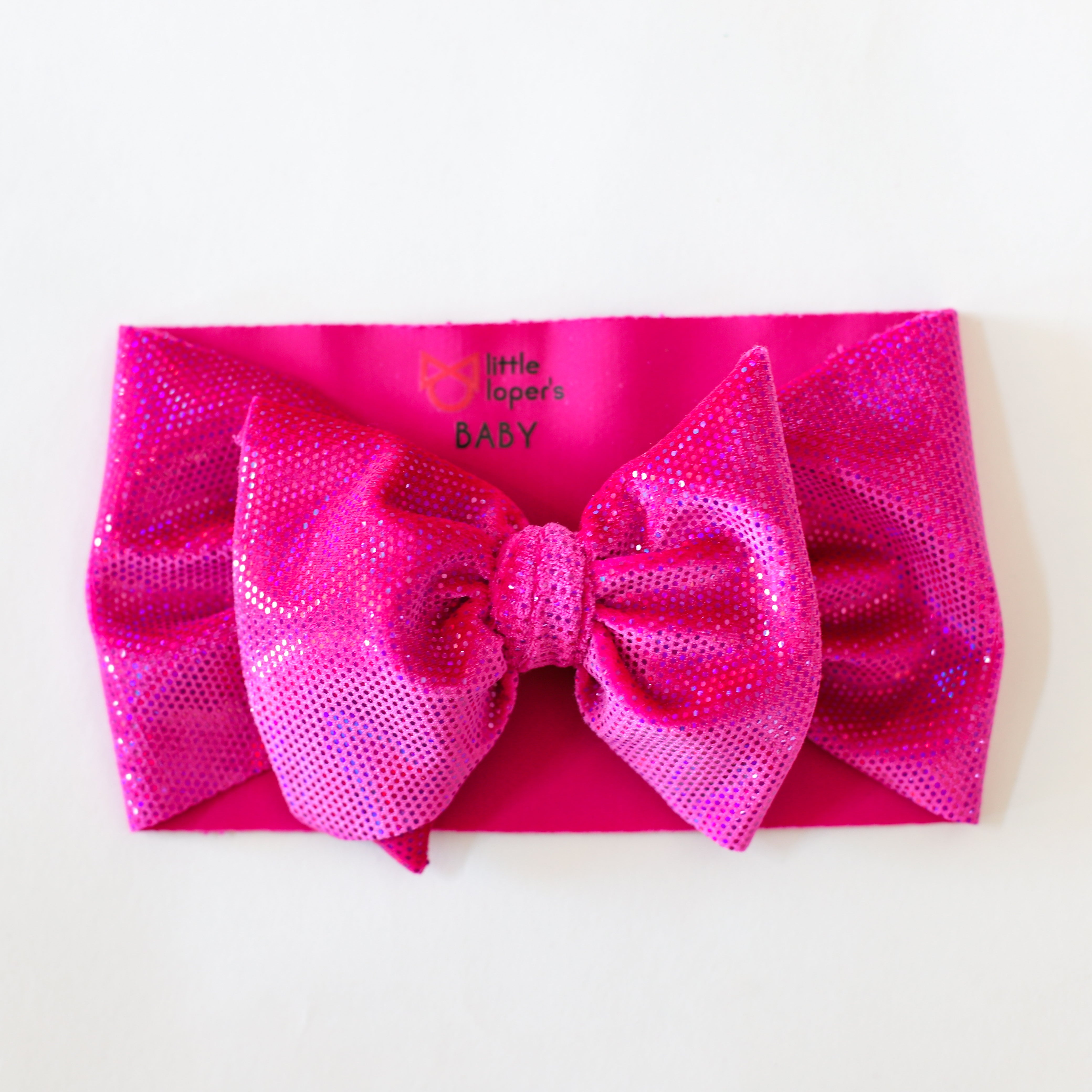 Hot Pink Disco Headwrap