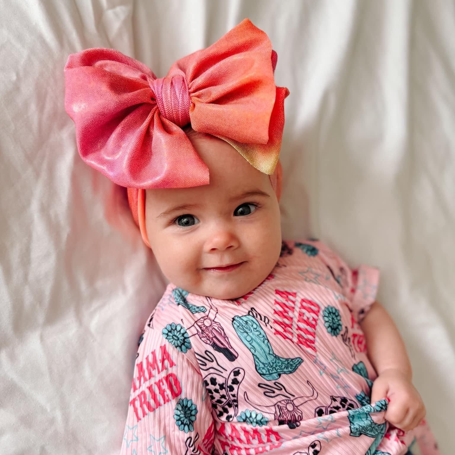 Ombre Coral Headwrap