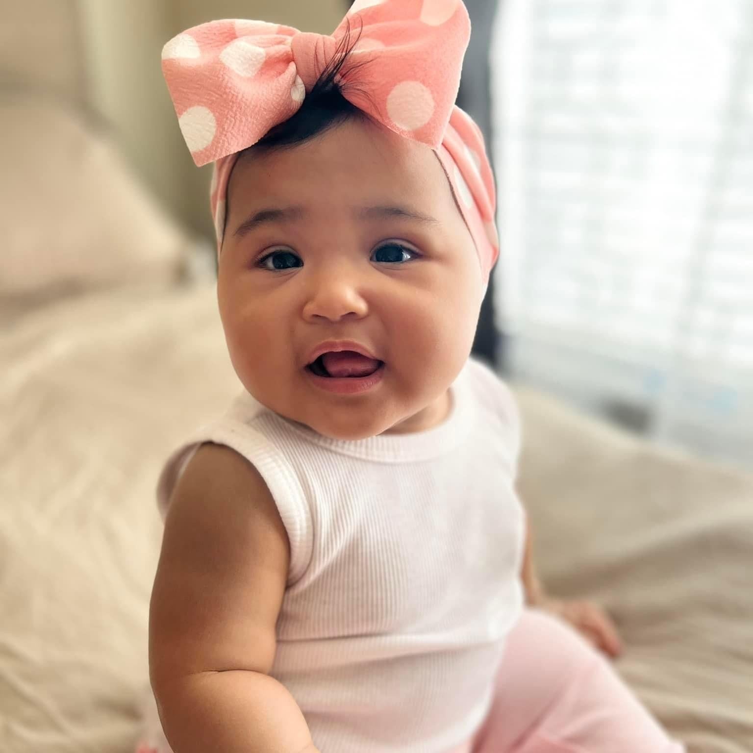Blush Dots Headwrap