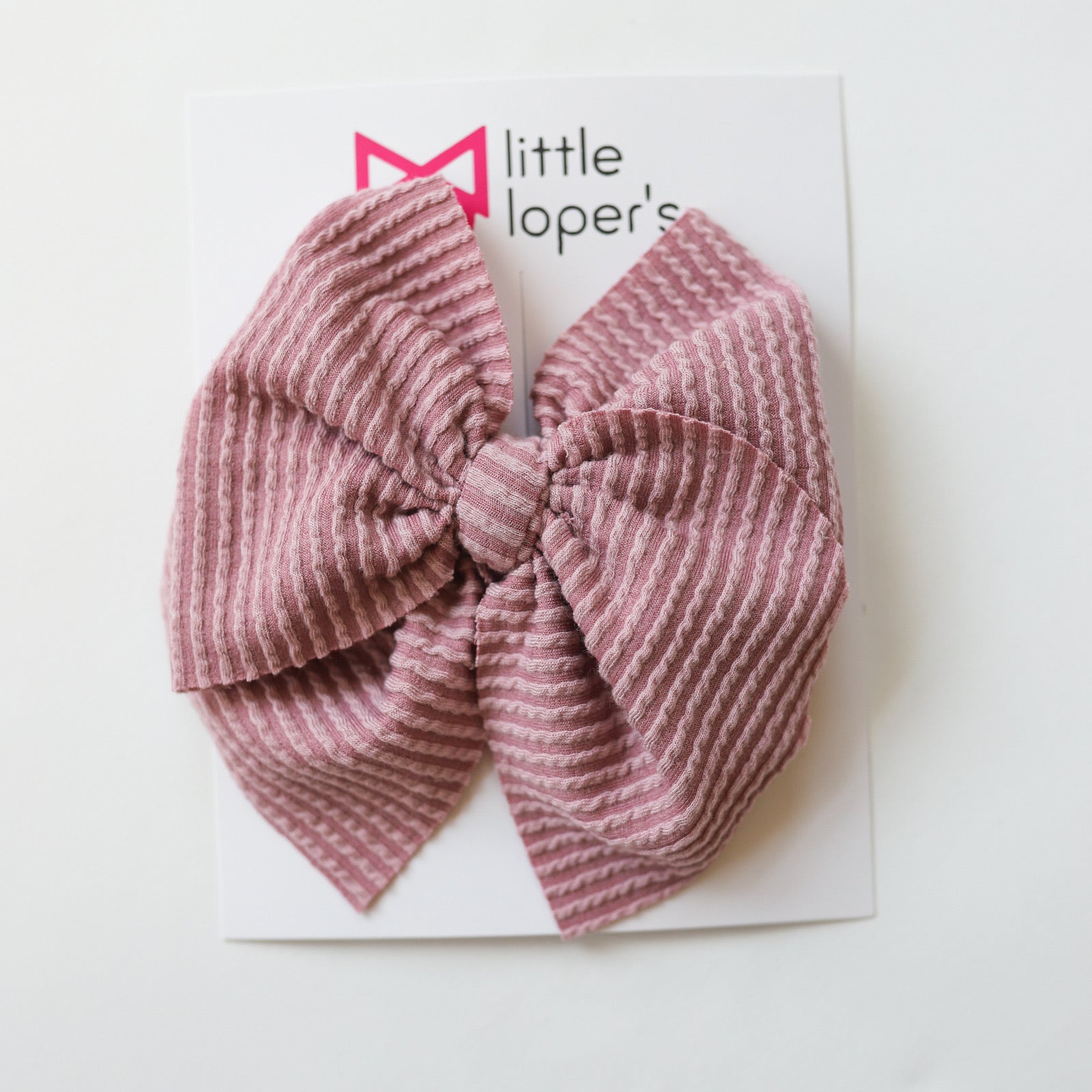 Cozy Ribbed Chunky Swanky Bows