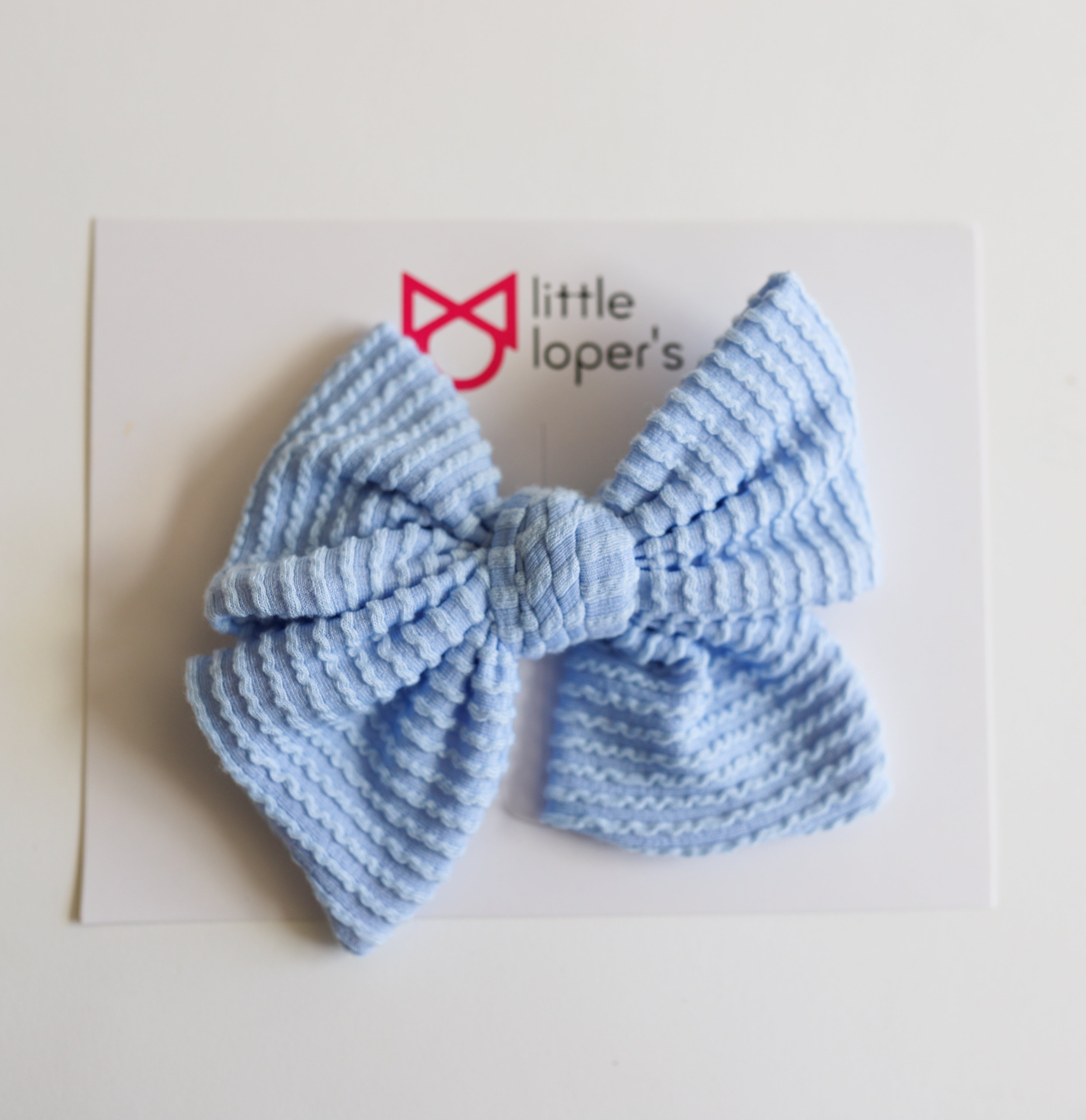 Cozy Ribbed Party Bows Set of 5