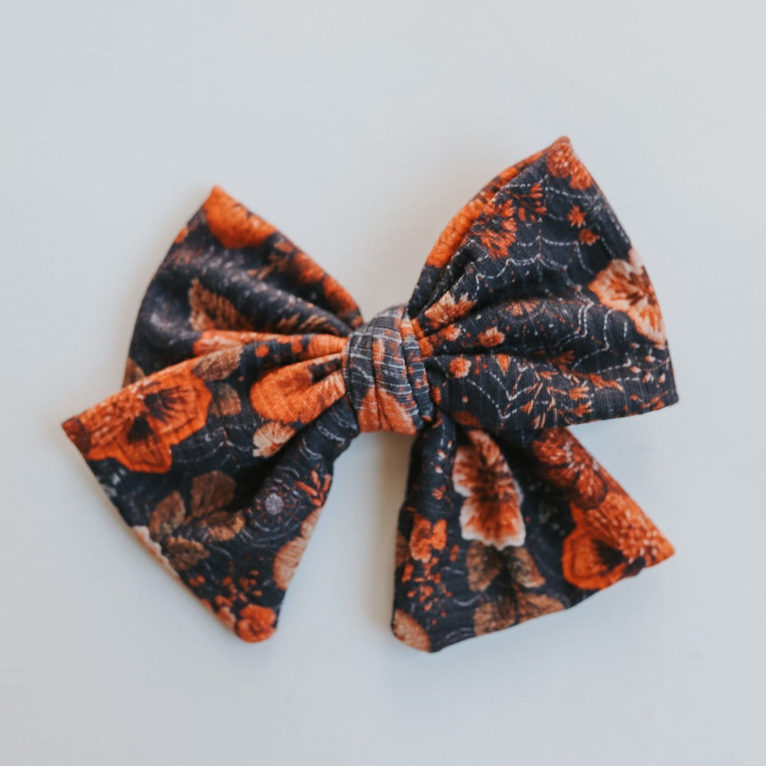 Autumn Floral Bow