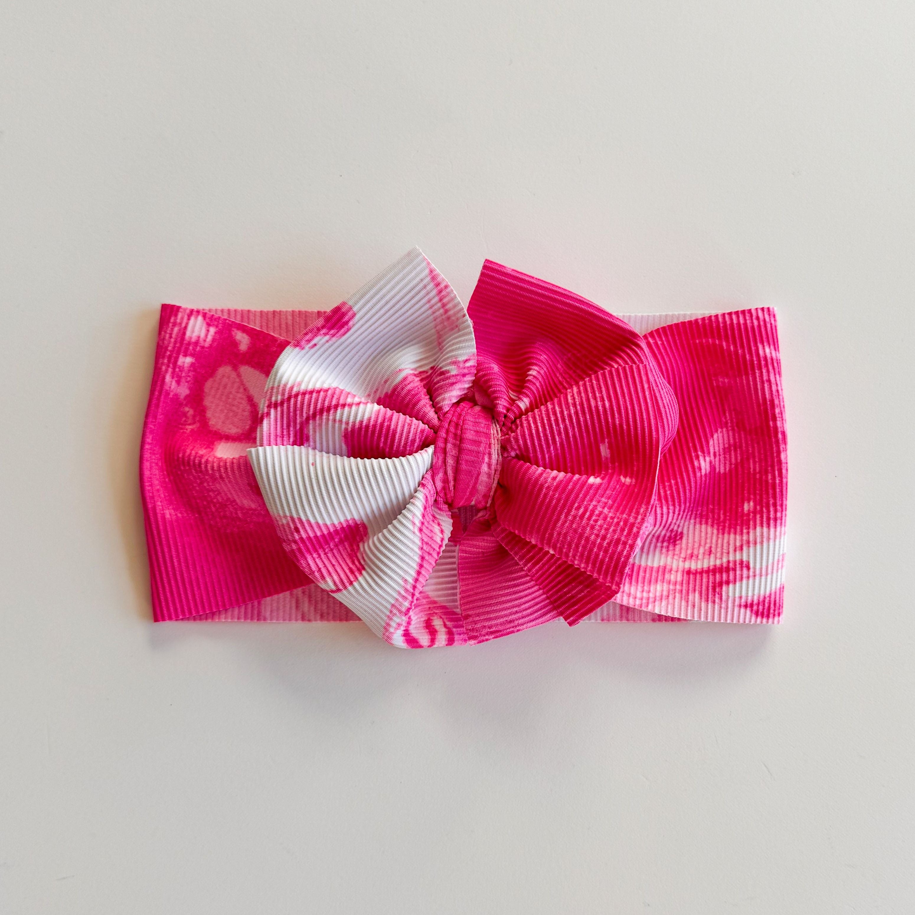 Splash of Pink Headwrap