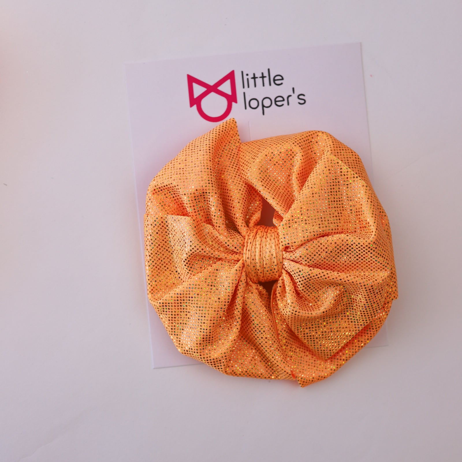 Orange Spring Shimmer Headwrap