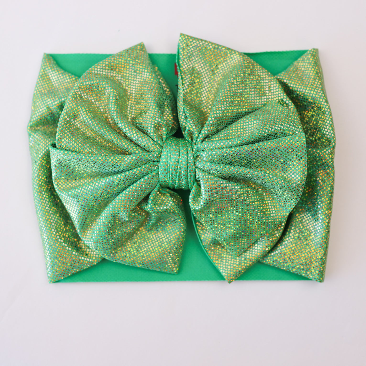 Green Spring Shimmer Headwrap
