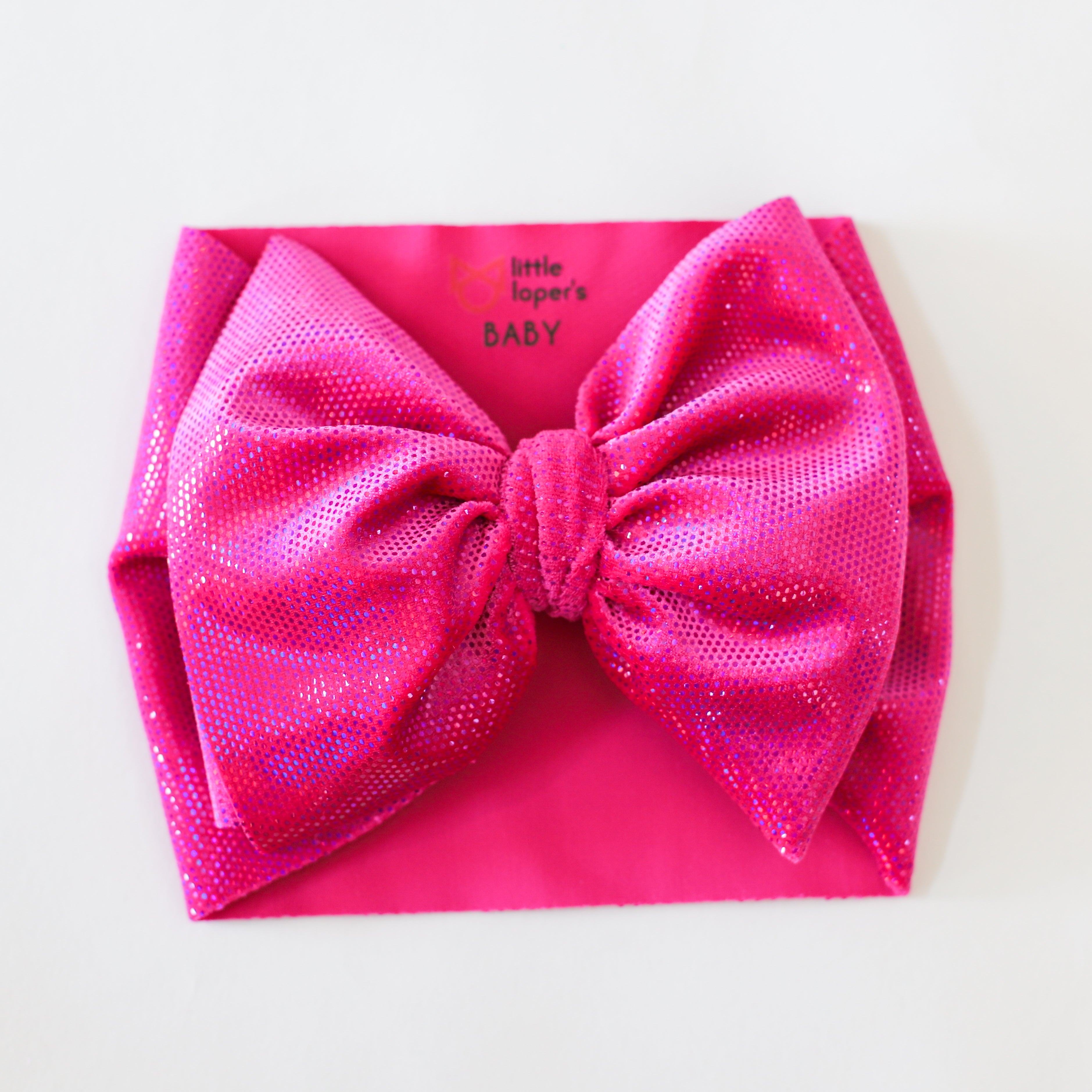 Hot Pink Disco Headwrap