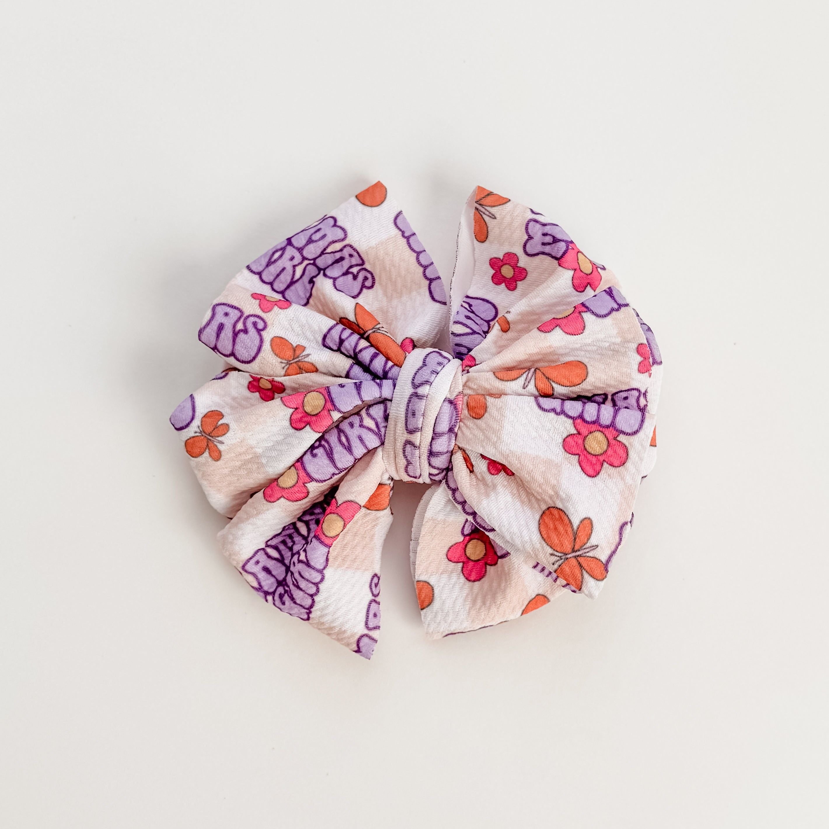 Mamas Girl Purple Bow