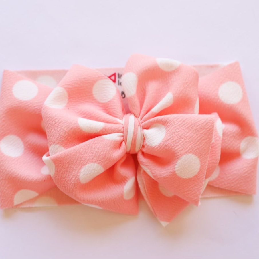 Blush Dots Headwrap