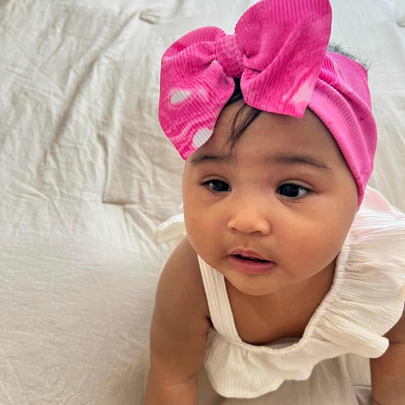 Splash of Pink Headwrap