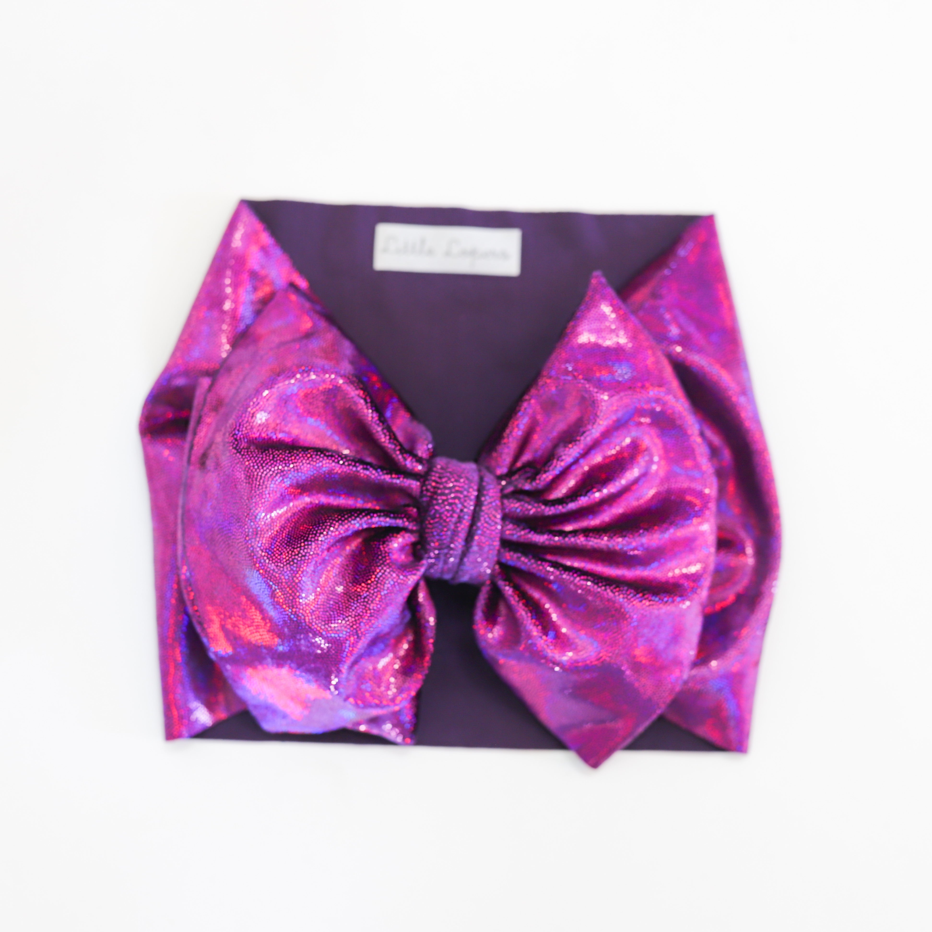 Purple Velvet Shimmer Headwrap