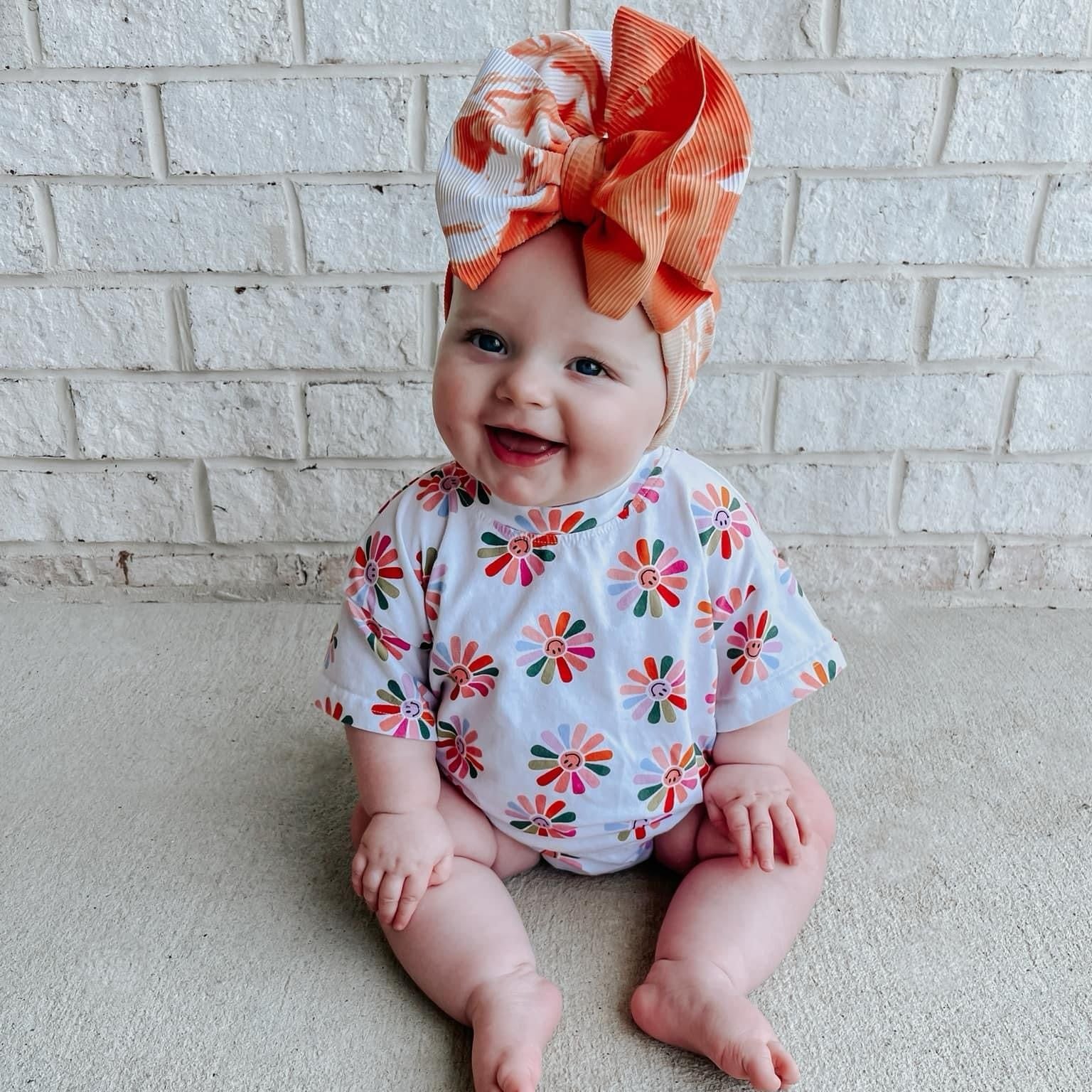 Splash of Tangerine Headwrap