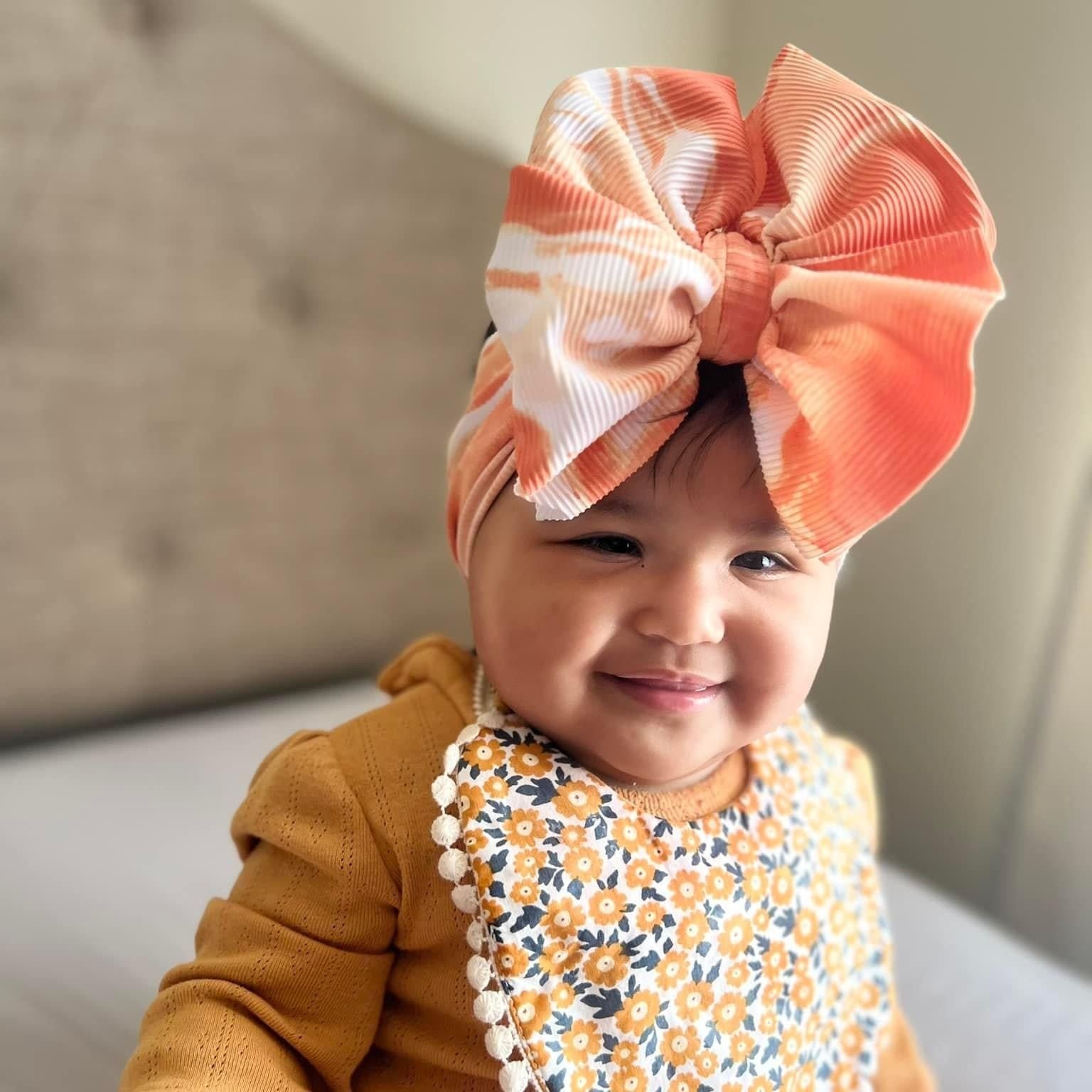 Splash of Tangerine Headwrap
