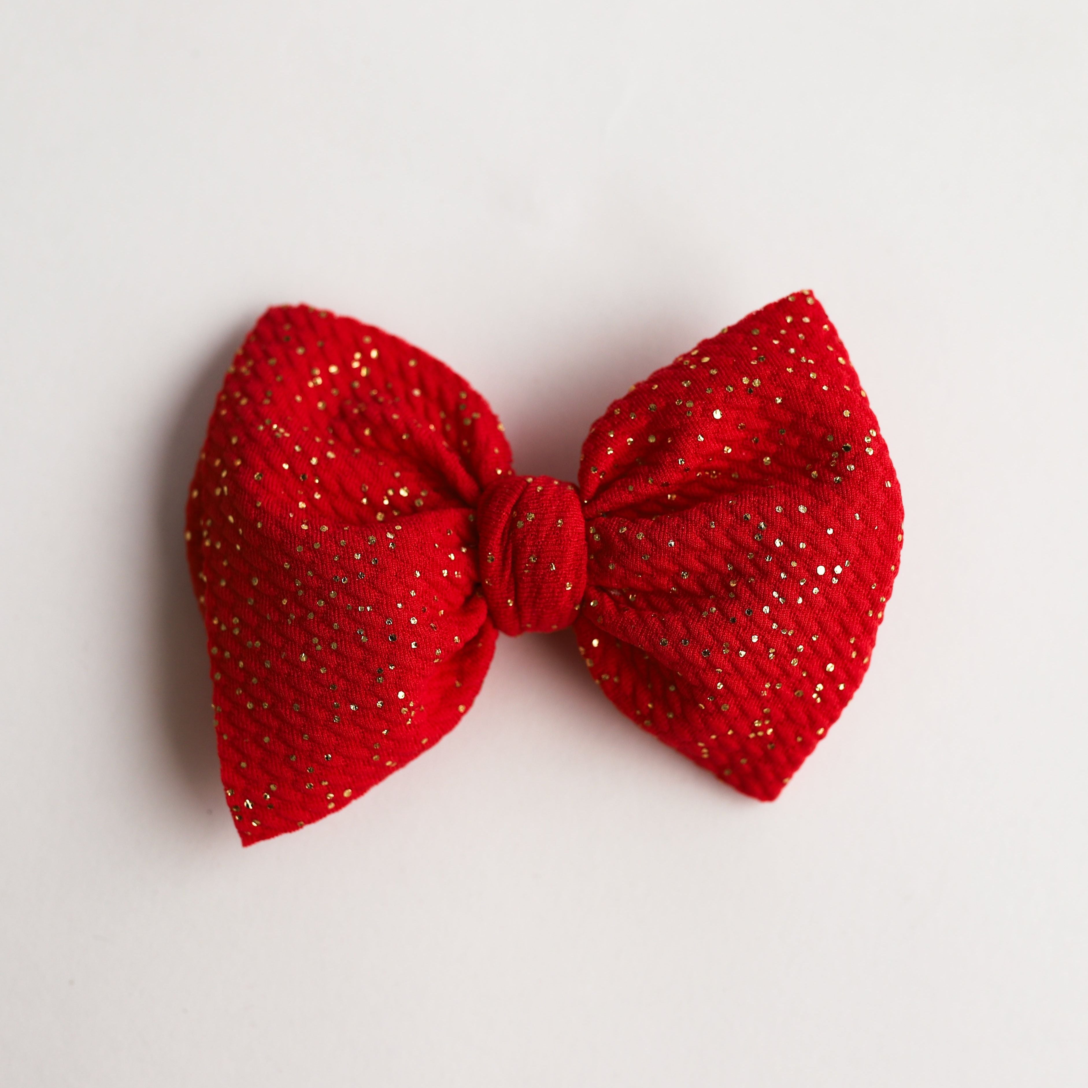 Red Party Bow