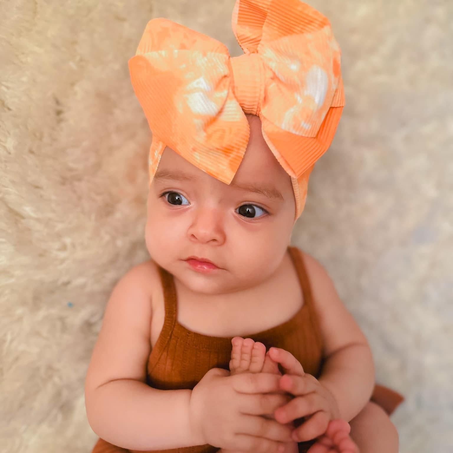 Splash of Tangerine Headwrap