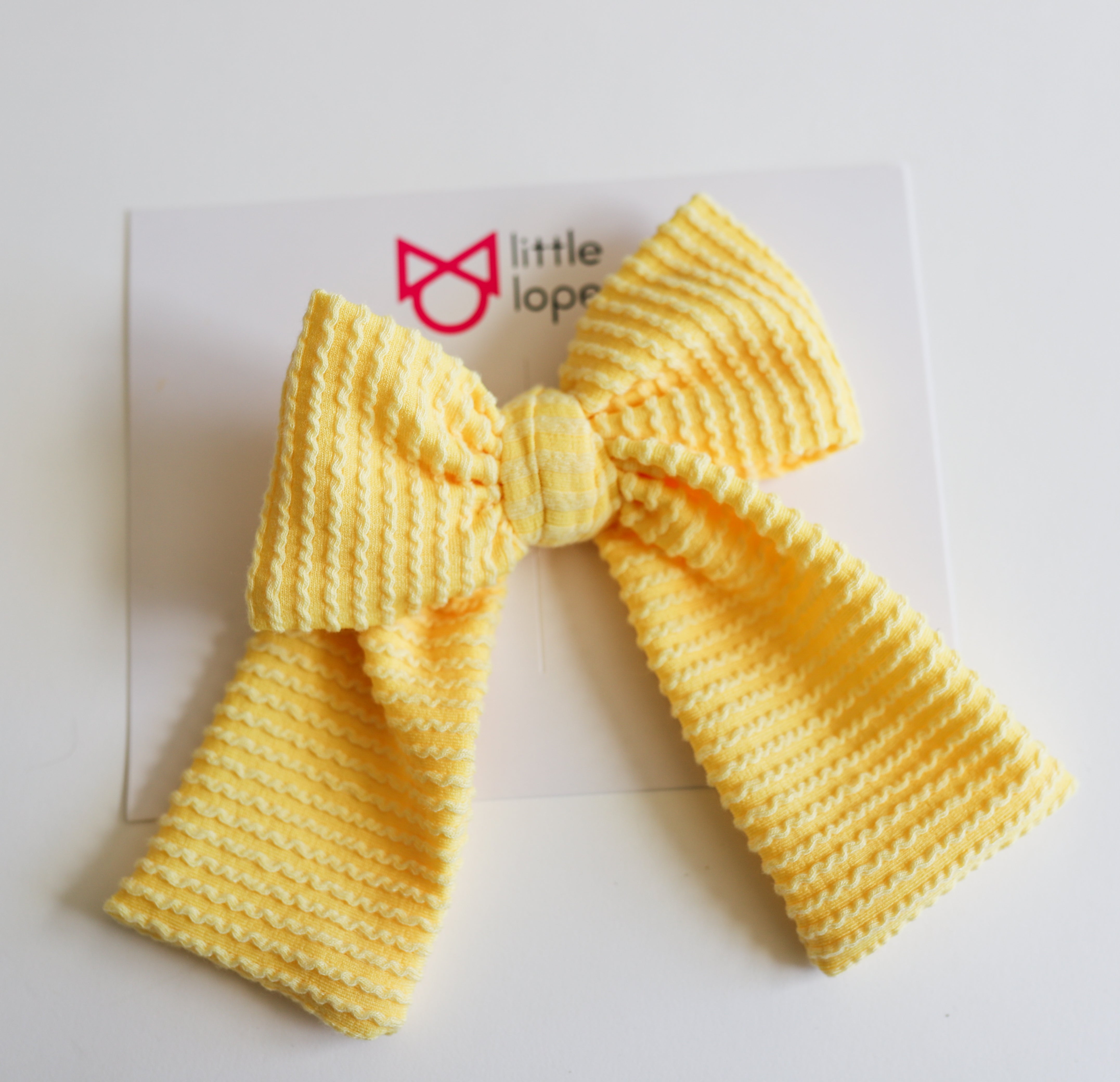 Cozy Ribbed Party Bows Set of 5