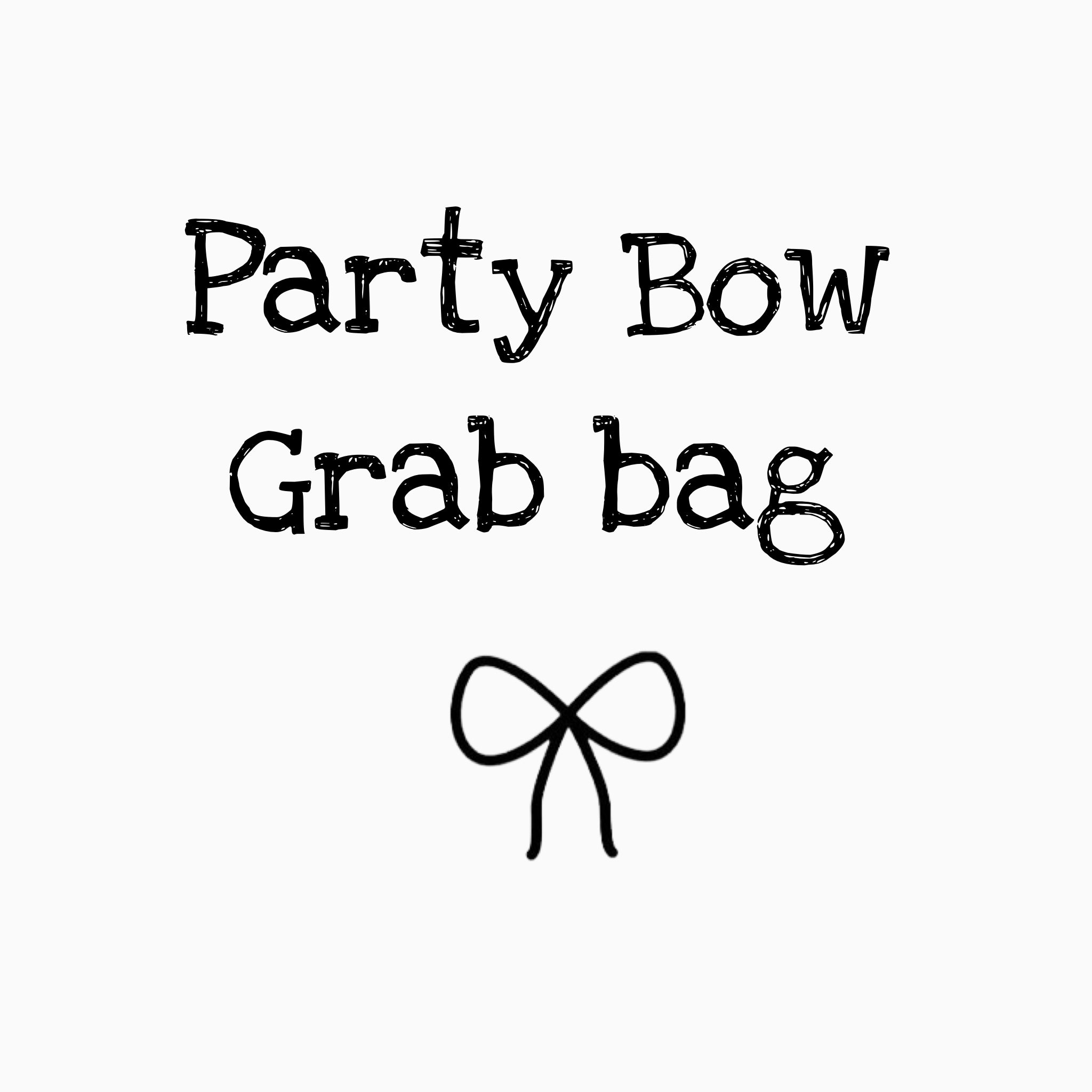 Party Bow Grab Bag - SET OF 6 BOWS