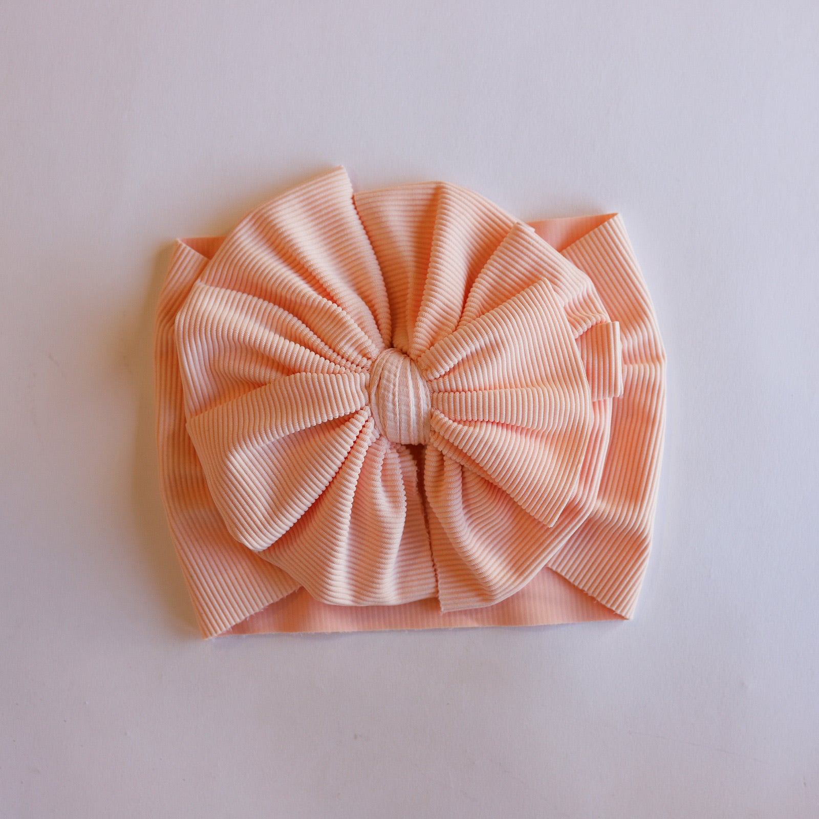 Rosey Peach Ribbed
