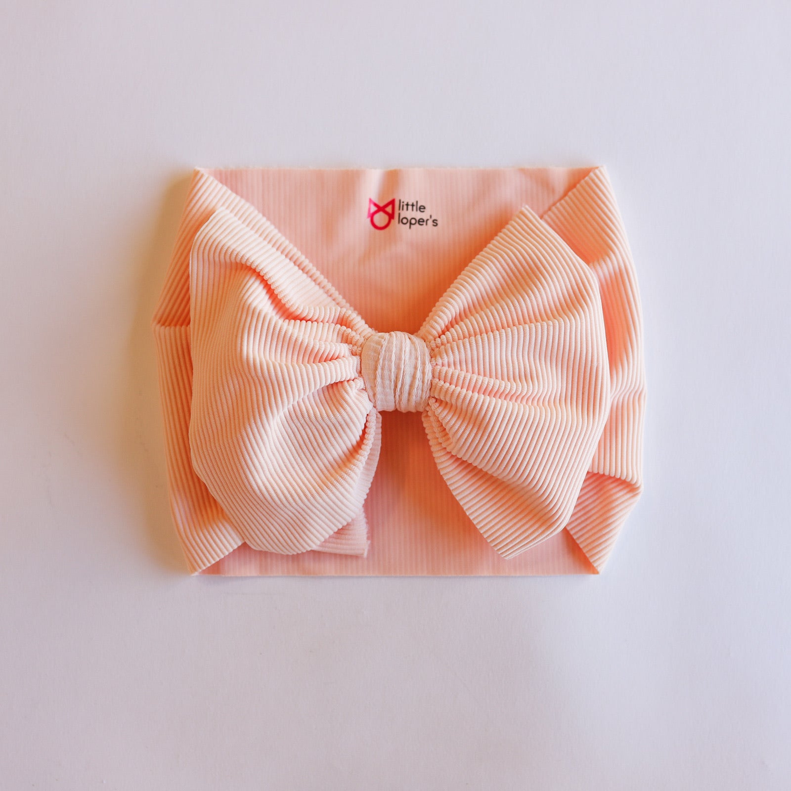 Rosey Peach Ribbed