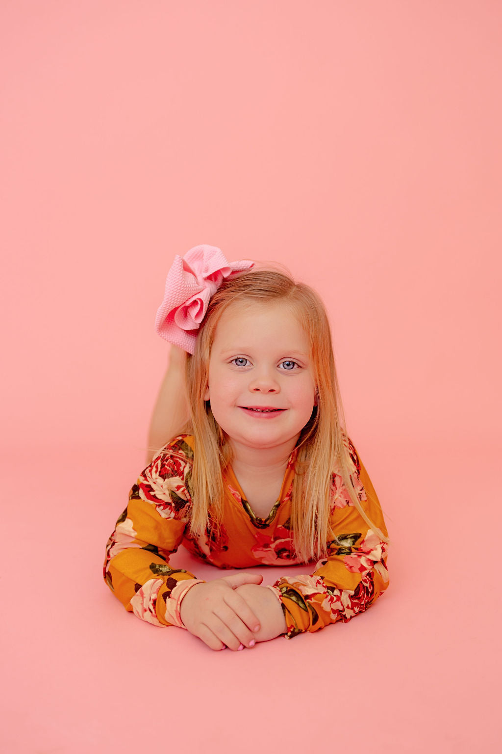 Mustard Floral Lounge Set