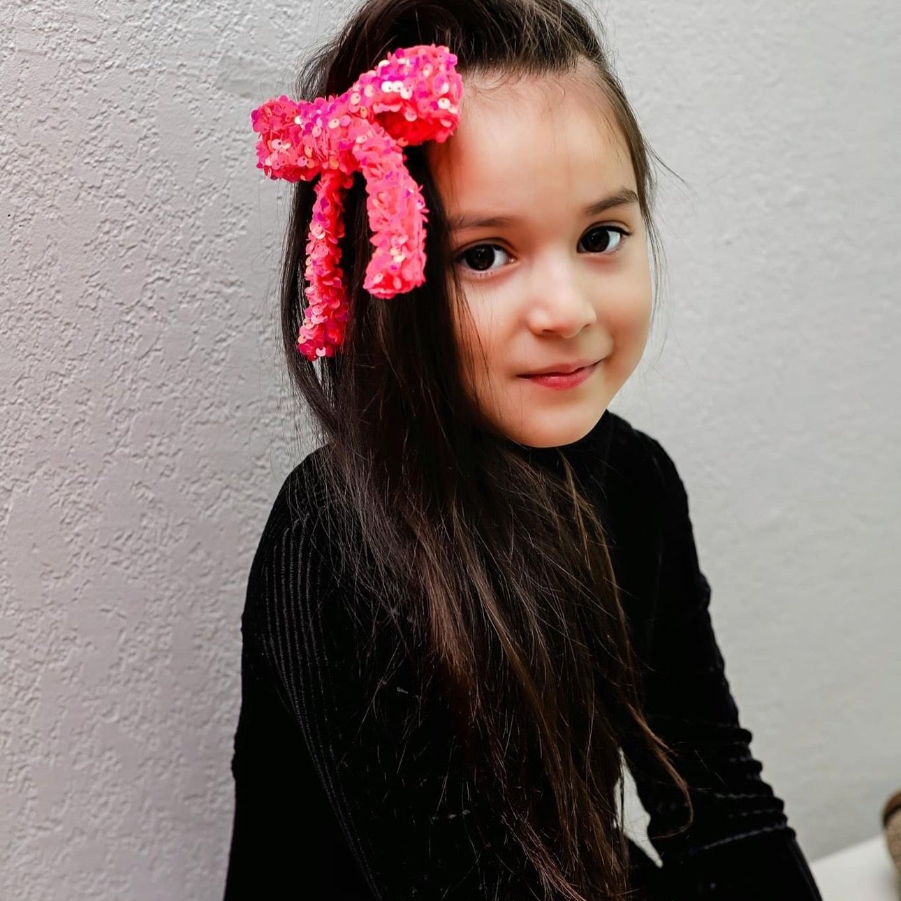 Bright Sequin Bow