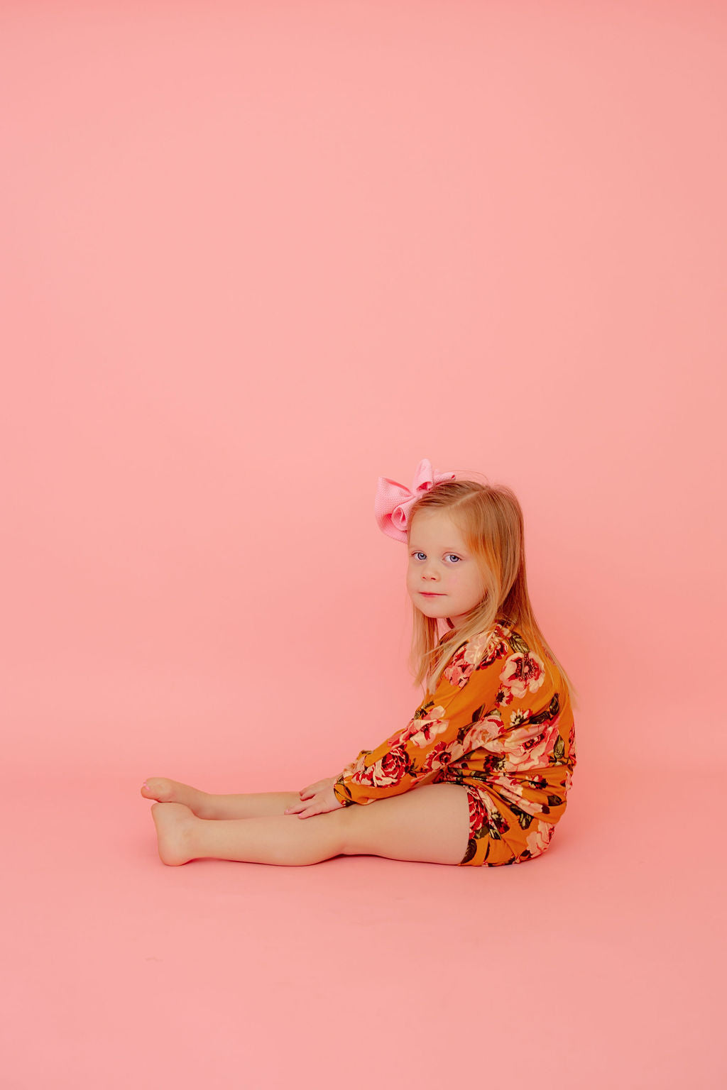 Mustard Floral Lounge Set