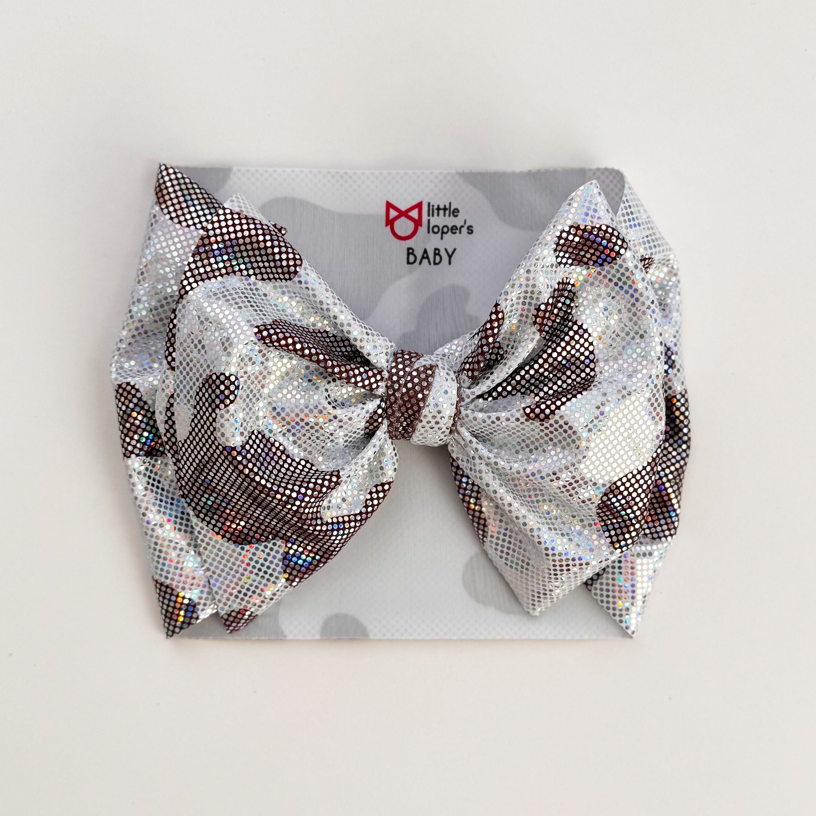Brown Cow Shimmer Headwrap