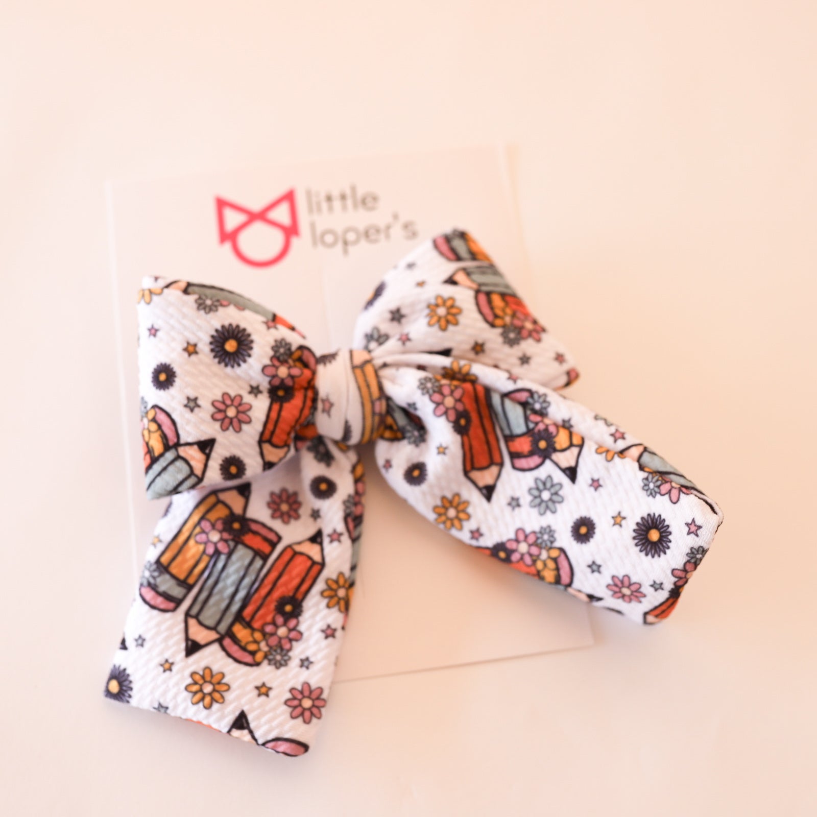 Vintage Pencils Collection Party Bow