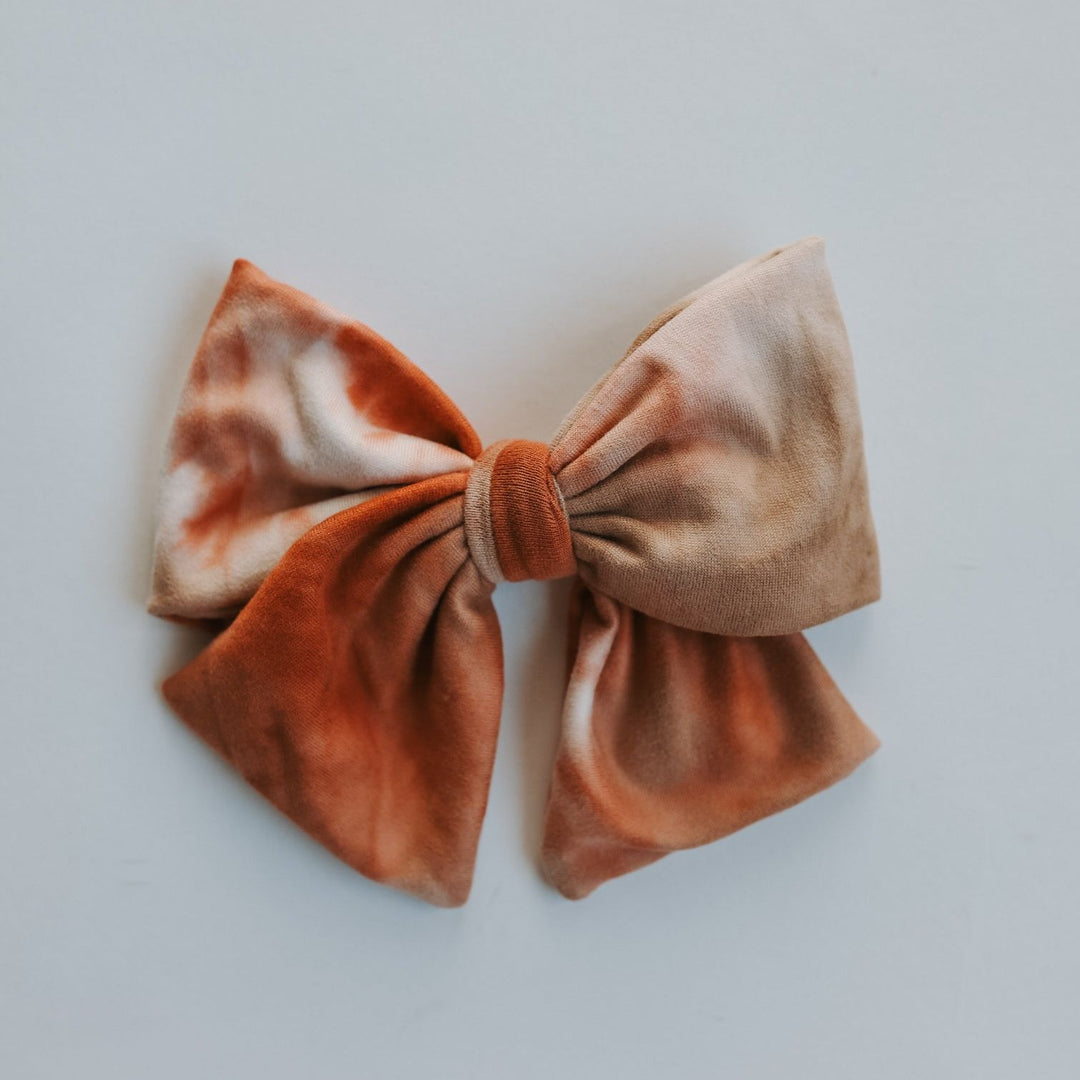 Fall Tie Die Bow