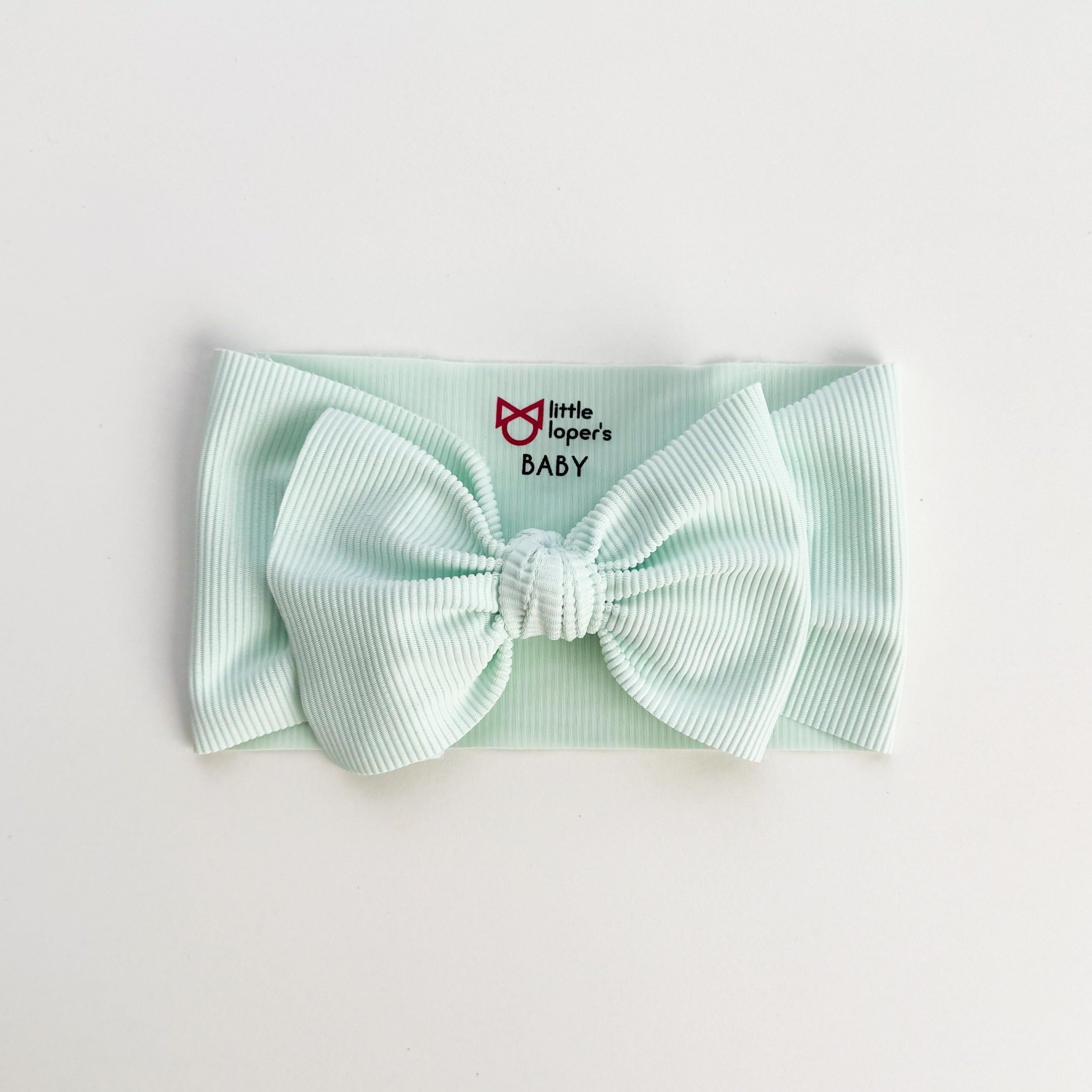 Mint Ribbed Headwrap